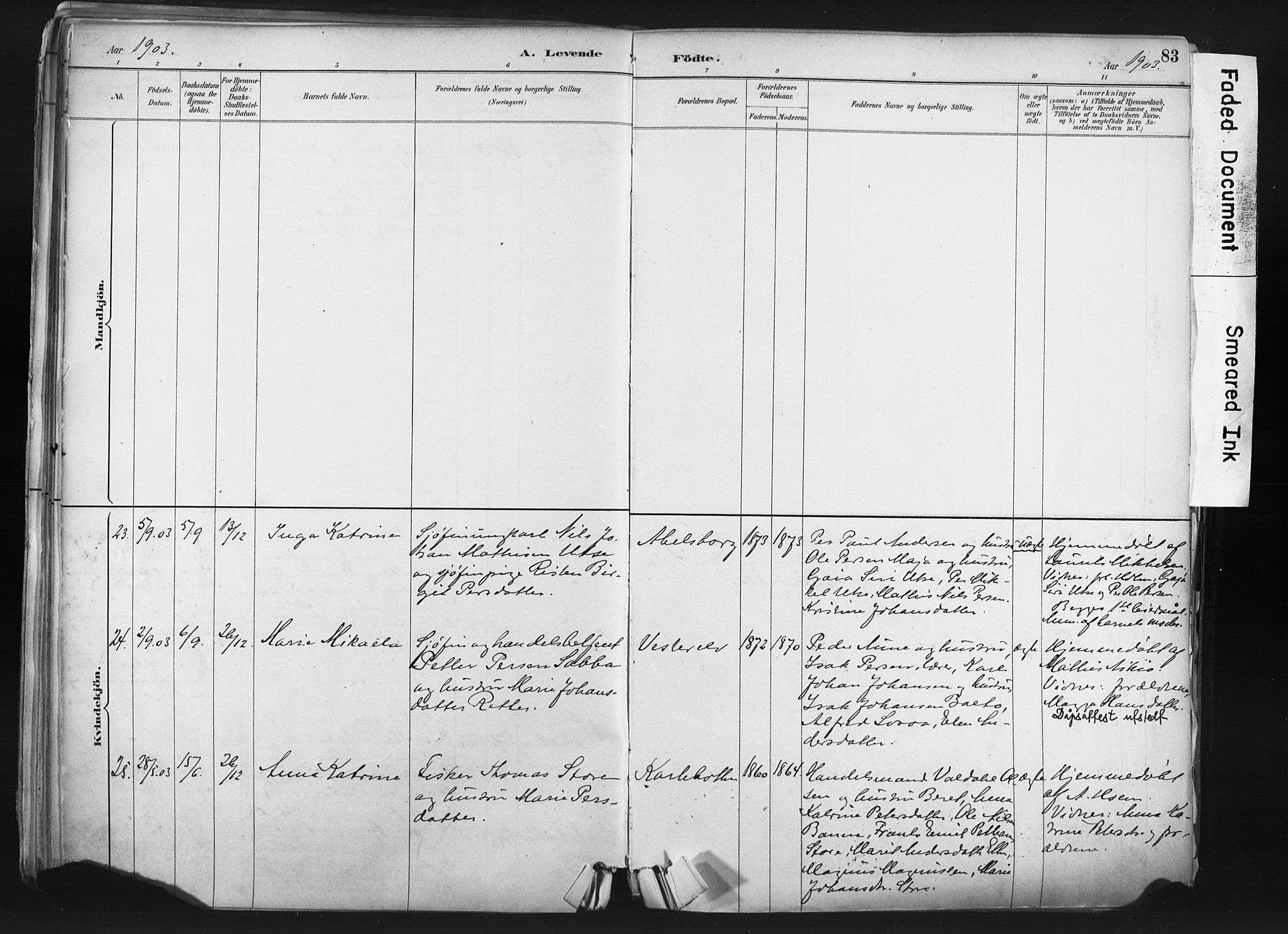 Nesseby sokneprestkontor, AV/SATØ-S-1330/H/Ha/L0006kirke: Parish register (official) no. 6, 1885-1985, p. 83