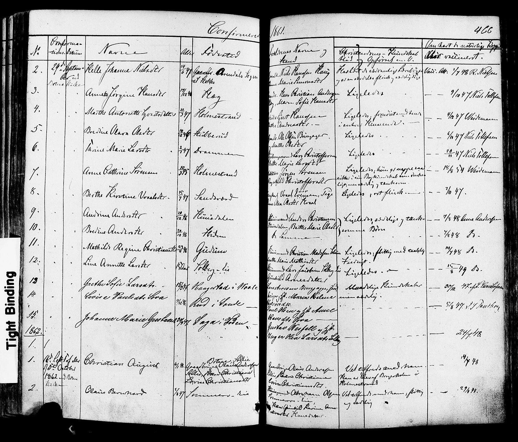 Botne kirkebøker, AV/SAKO-A-340/F/Fa/L0006: Parish register (official) no. I 6, 1836-1877, p. 466