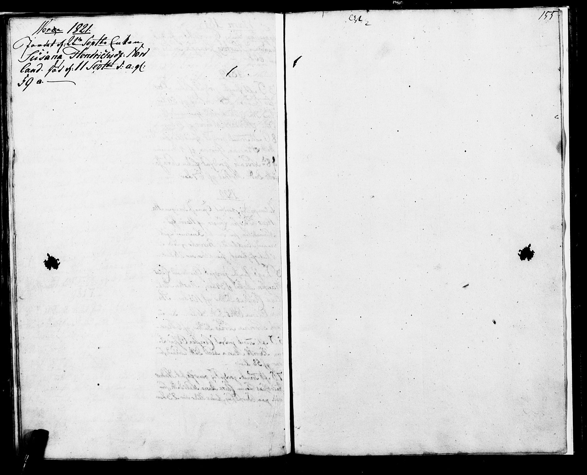 Ministerialprotokoller, klokkerbøker og fødselsregistre - Nordland, AV/SAT-A-1459/807/L0119: Parish register (official) no. 807A02, 1800-1821, p. 155