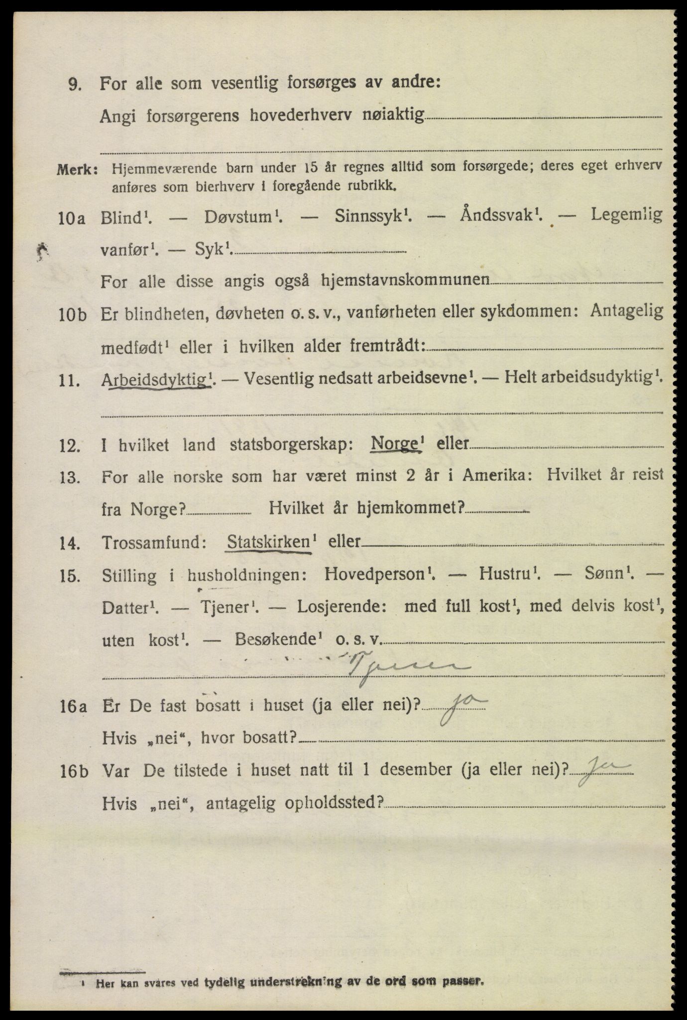 SAH, 1920 census for Nord-Aurdal, 1920, p. 4593