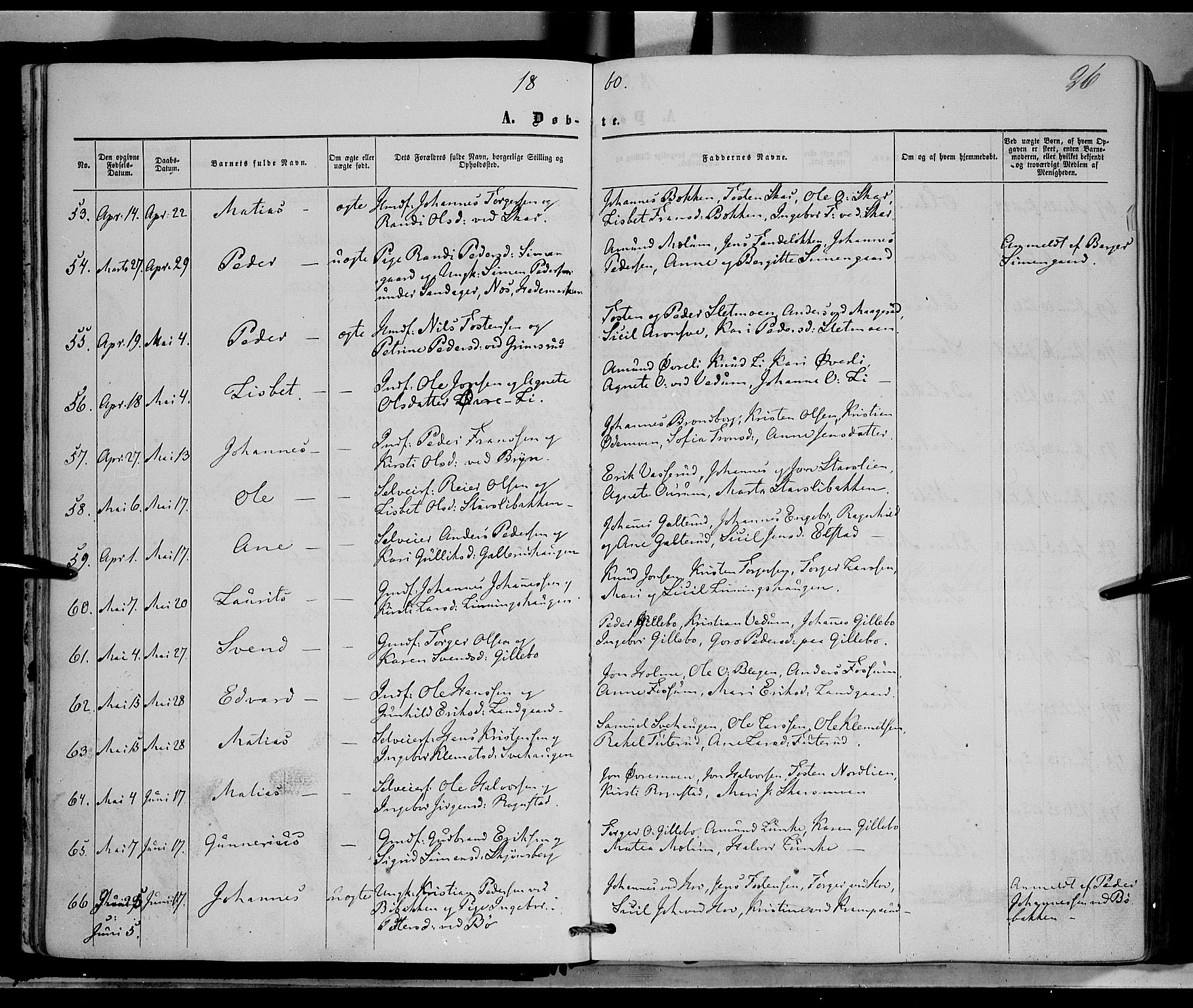 Øyer prestekontor, AV/SAH-PREST-084/H/Ha/Haa/L0006: Parish register (official) no. 6, 1858-1874, p. 26