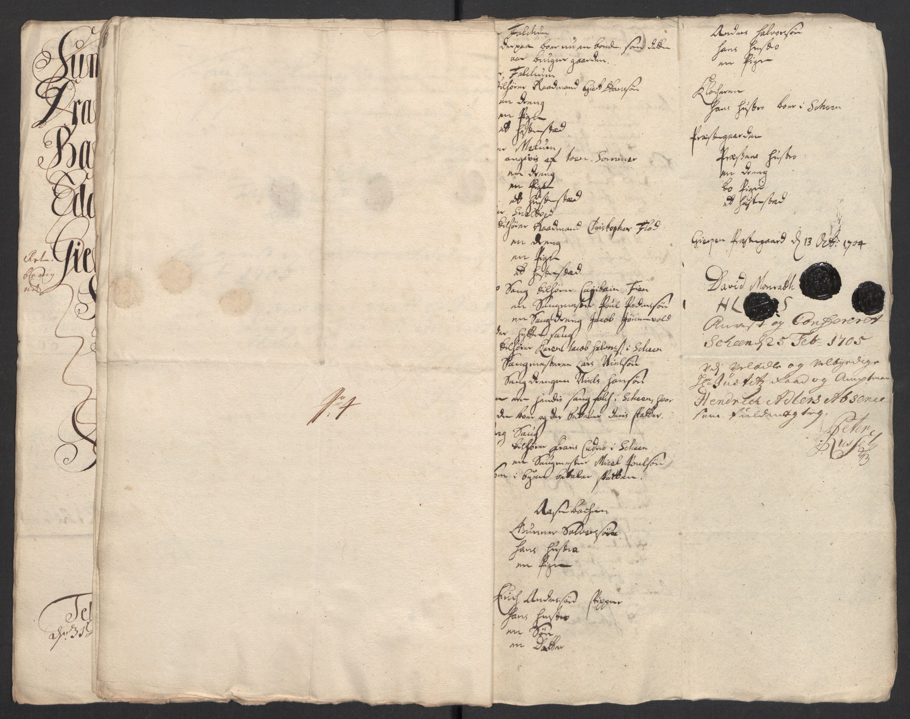 Rentekammeret inntil 1814, Reviderte regnskaper, Fogderegnskap, AV/RA-EA-4092/R36/L2112: Fogderegnskap Øvre og Nedre Telemark og Bamble, 1704, p. 203