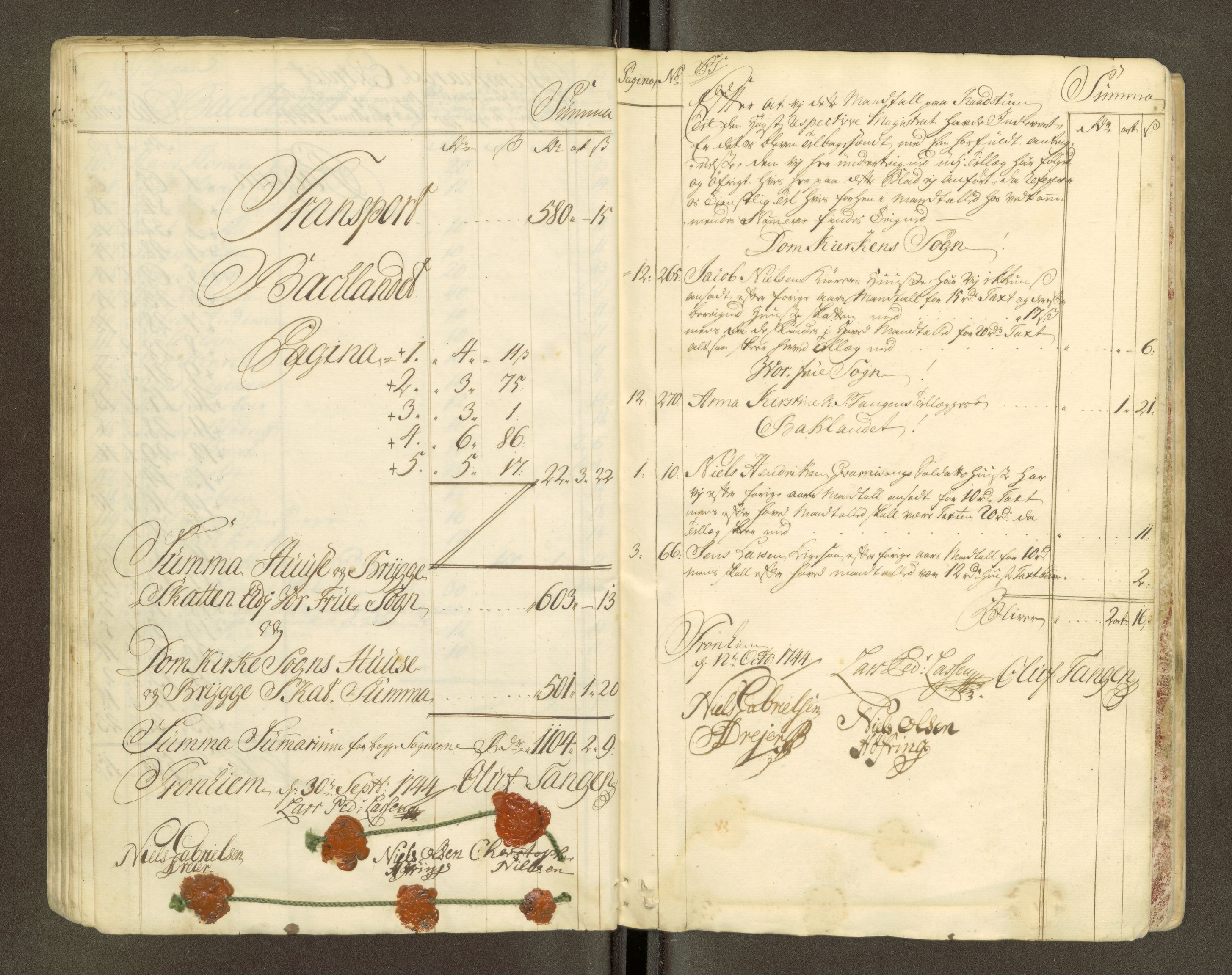 Trondheim magistrat, AV/SAT-A-4372/D/Da/L0007: Skattemanntall, 1740-1745, p. 347