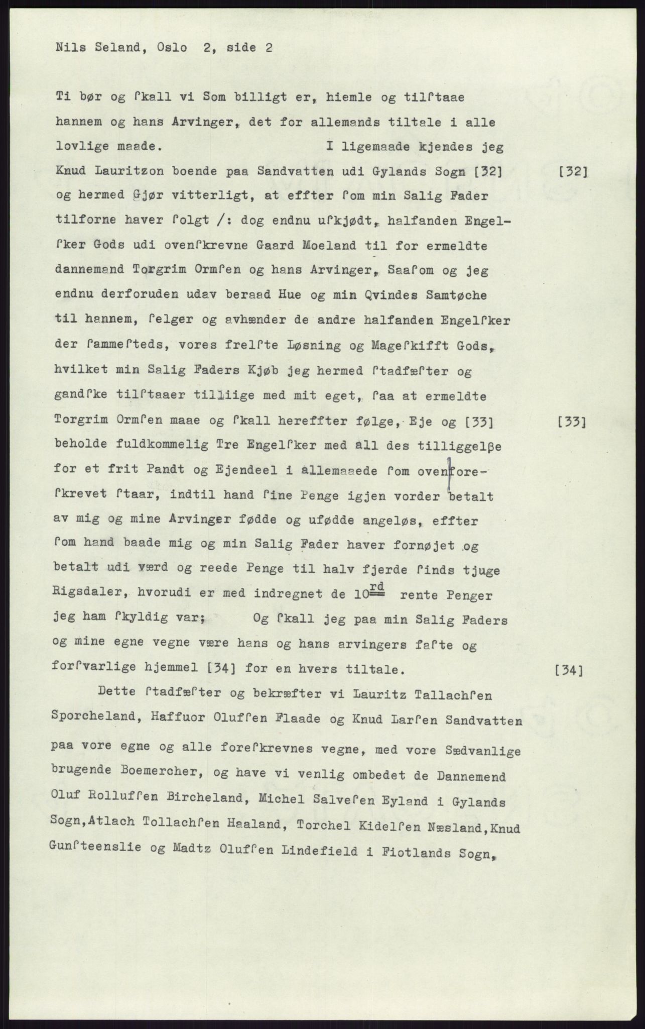 Samlinger til kildeutgivelse, Diplomavskriftsamlingen, RA/EA-4053/H/Ha, p. 2750