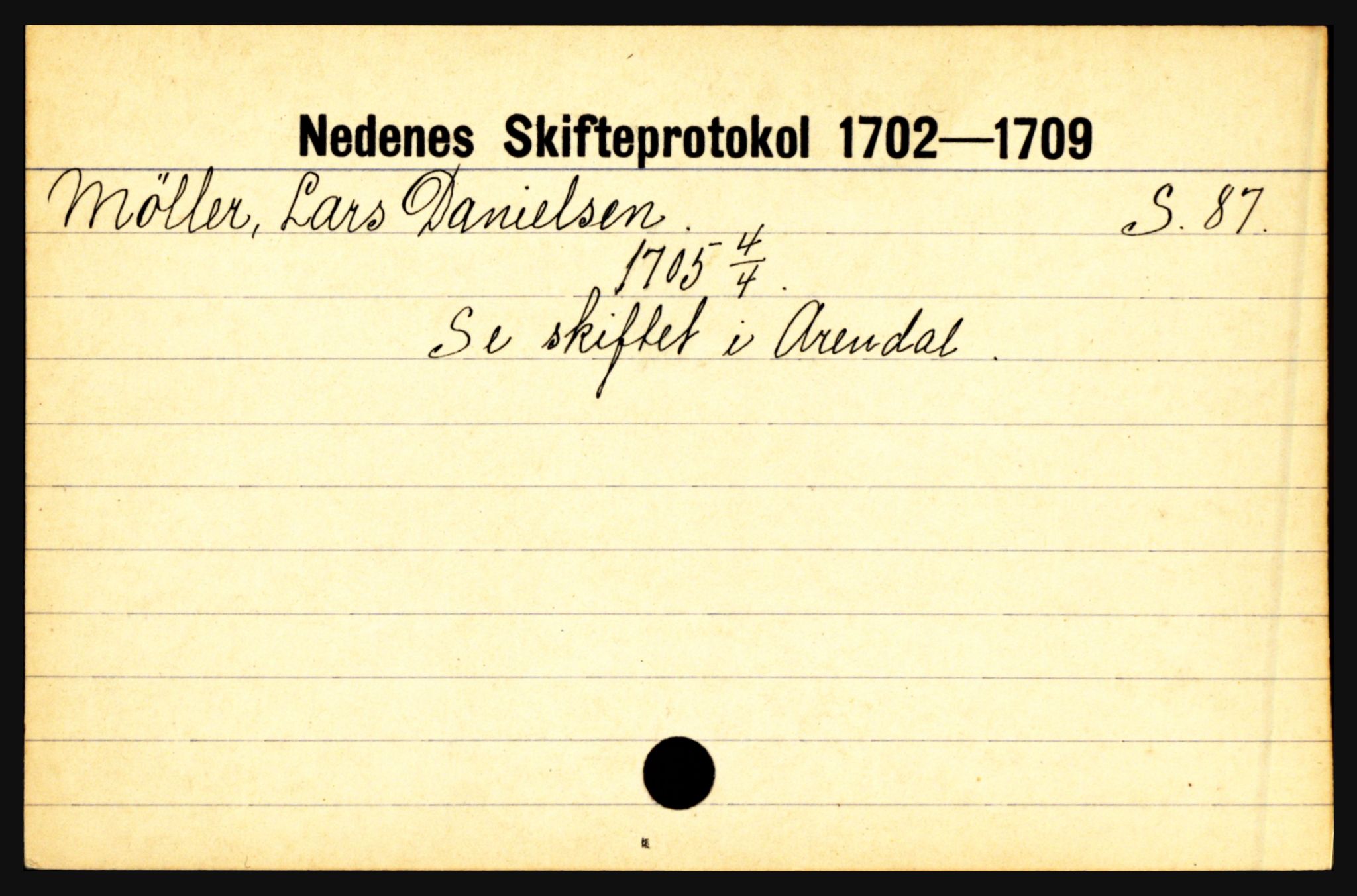 Nedenes sorenskriveri før 1824, AV/SAK-1221-0007/H, p. 20683