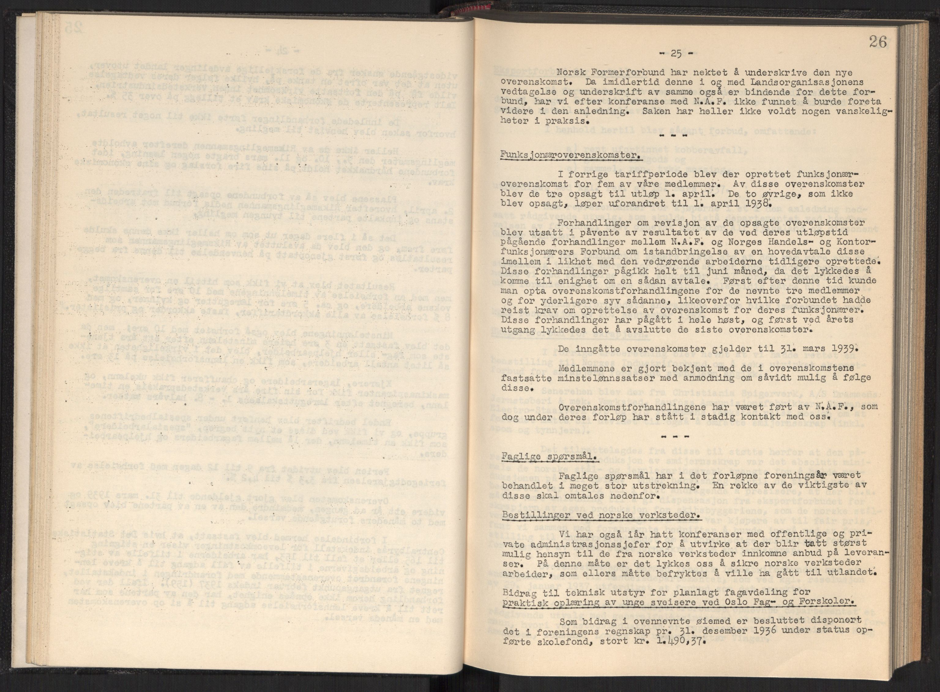 Teknologibedriftenes Landsforening TBL, AV/RA-PA-1700/A/Ad/L0006: Årsberetning med register, 1937-1943, p. 26