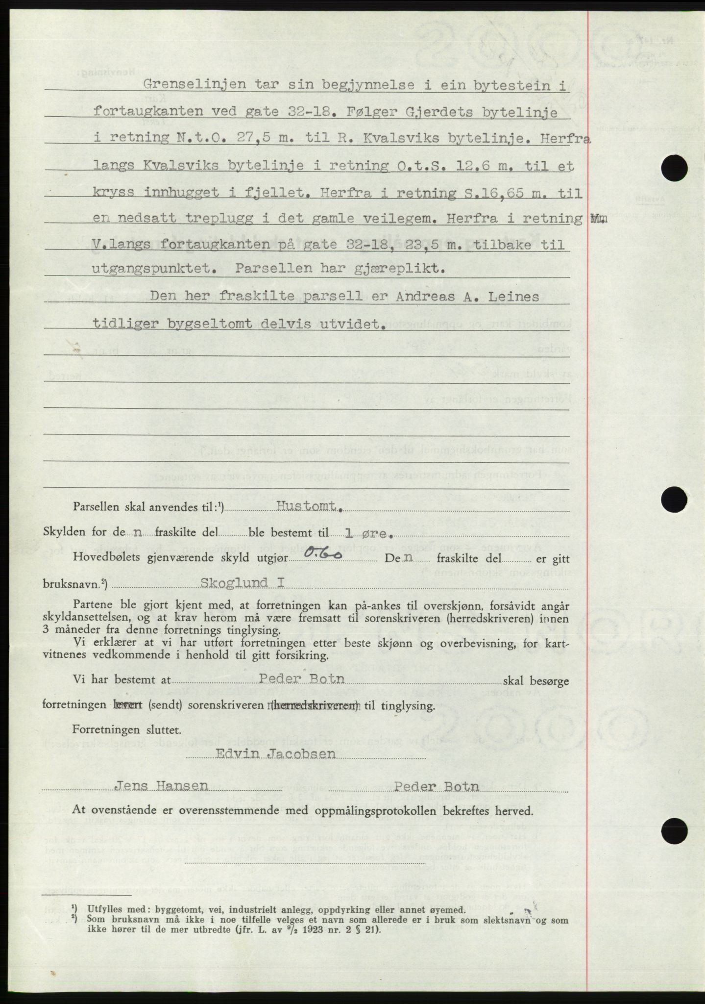 Søre Sunnmøre sorenskriveri, SAT/A-4122/1/2/2C/L0076: Mortgage book no. 2A, 1943-1944, Diary no: : 584/1944