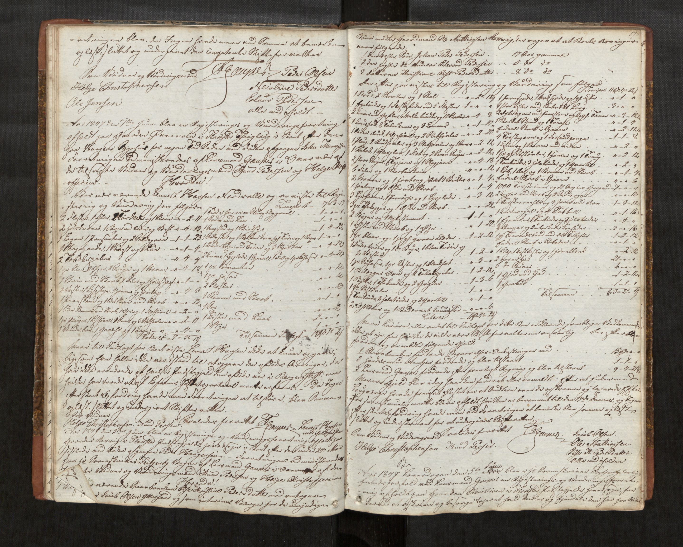 Vesterålen sorenskriveri, AV/SAT-A-4180/1/3/3C/L0001: Skifteregistreringsprotokoll, 1846-1859, p. 17