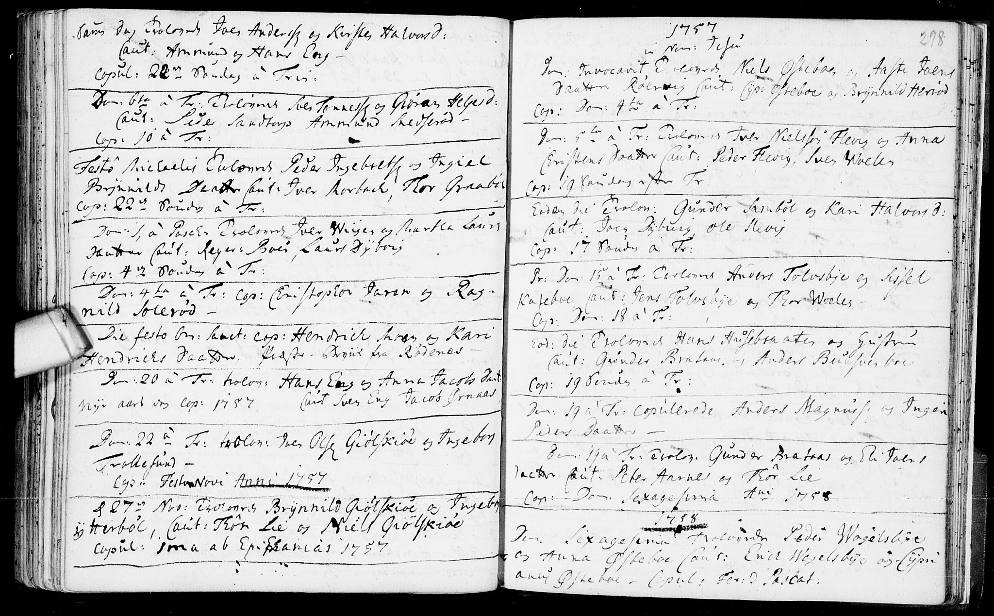 Aremark prestekontor Kirkebøker, AV/SAO-A-10899/F/Fb/L0002: Parish register (official) no.  II 2, 1745-1795, p. 298