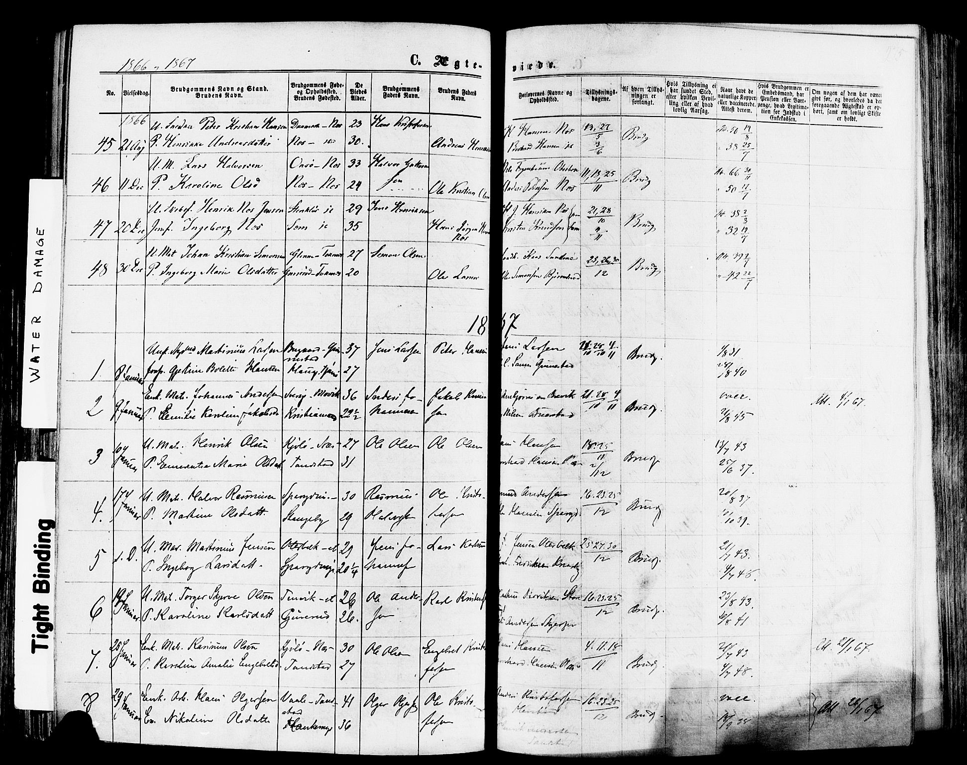 Nøtterøy kirkebøker, SAKO/A-354/F/Fa/L0007: Parish register (official) no. I 7, 1865-1877, p. 275