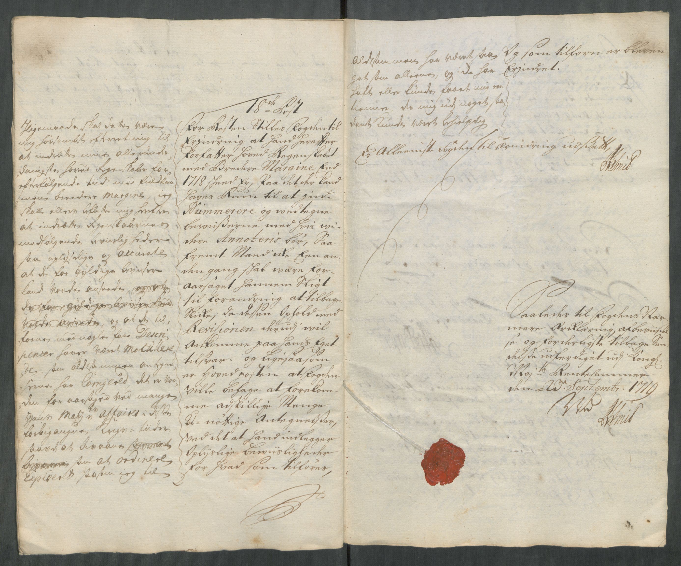 Rentekammeret inntil 1814, Reviderte regnskaper, Fogderegnskap, AV/RA-EA-4092/R64/L4439: Fogderegnskap Namdal, 1718, p. 267