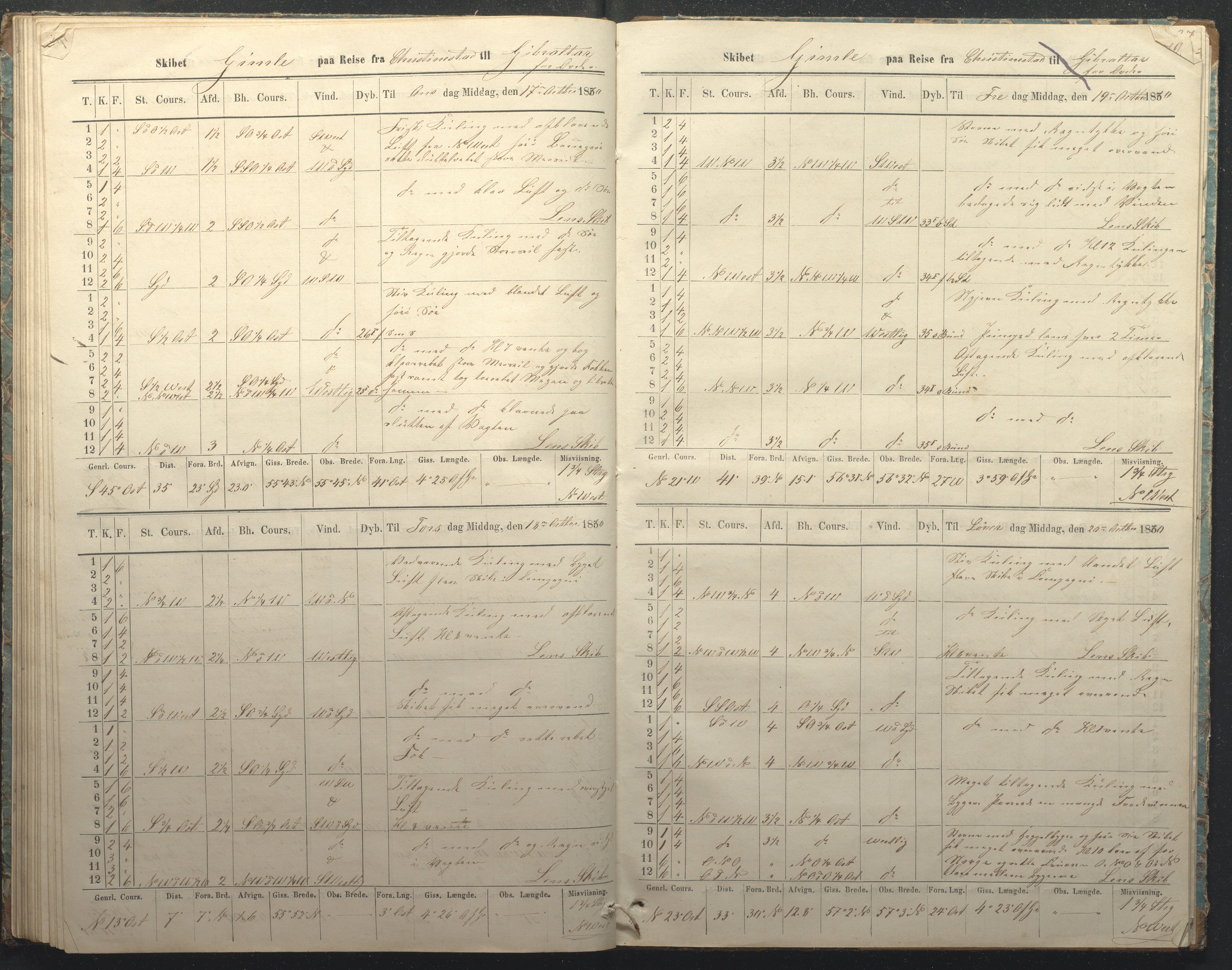 Fartøysarkivet, AAKS/PA-1934/F/L0146: Gimle (bark), 1847-1889, p. 77