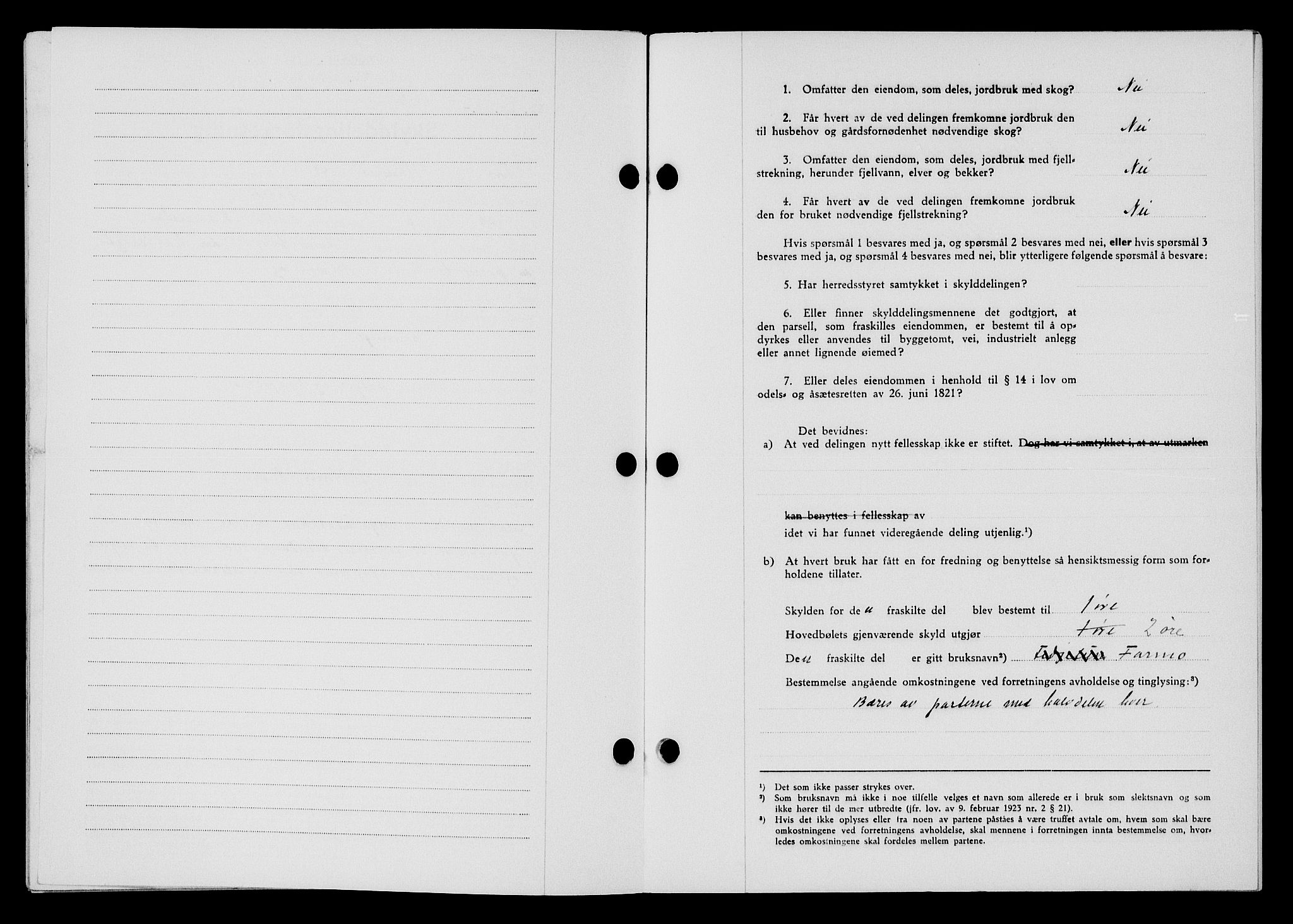 Flekkefjord sorenskriveri, SAK/1221-0001/G/Gb/Gba/L0058: Mortgage book no. A-6, 1942-1944, Diary no: : 376/1943