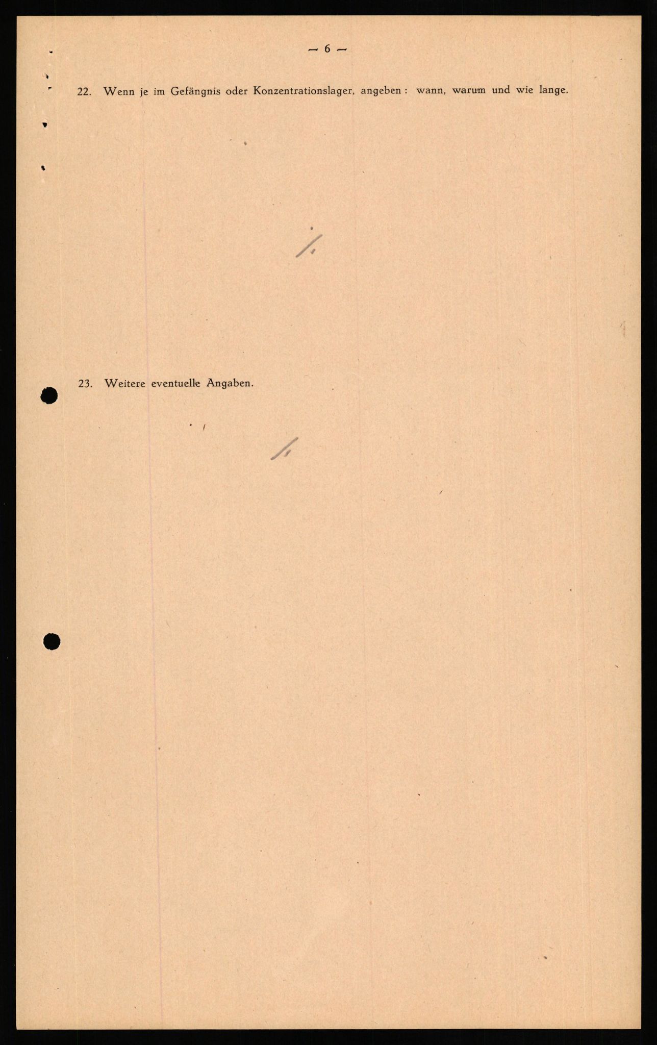 Forsvaret, Forsvarets overkommando II, RA/RAFA-3915/D/Db/L0026: CI Questionaires. Tyske okkupasjonsstyrker i Norge. Tyskere., 1945-1946, p. 150