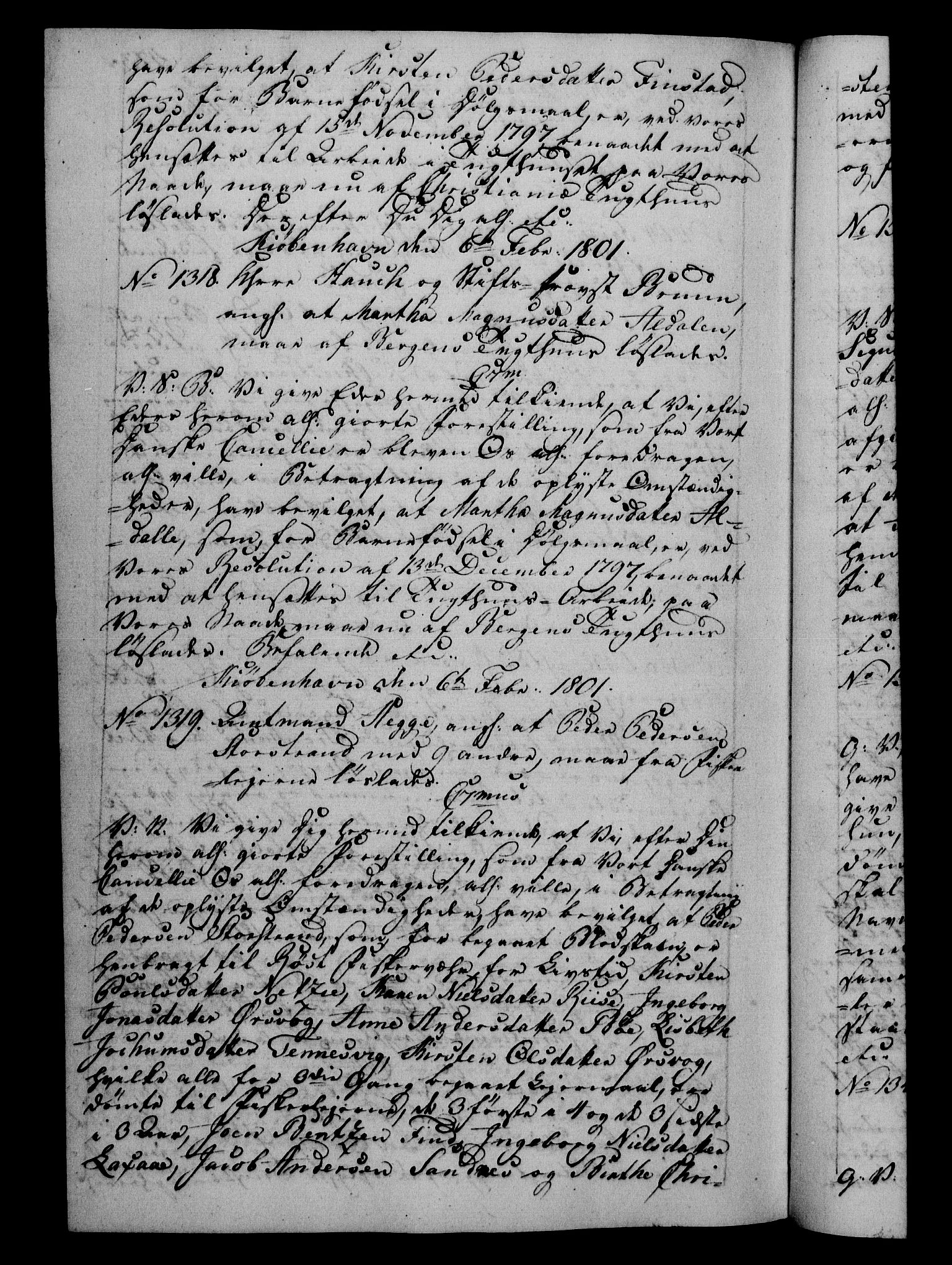 Danske Kanselli 1800-1814, RA/EA-3024/H/Hf/Hfb/Hfba/L0001: Registranter, 1800-1801, p. 473b
