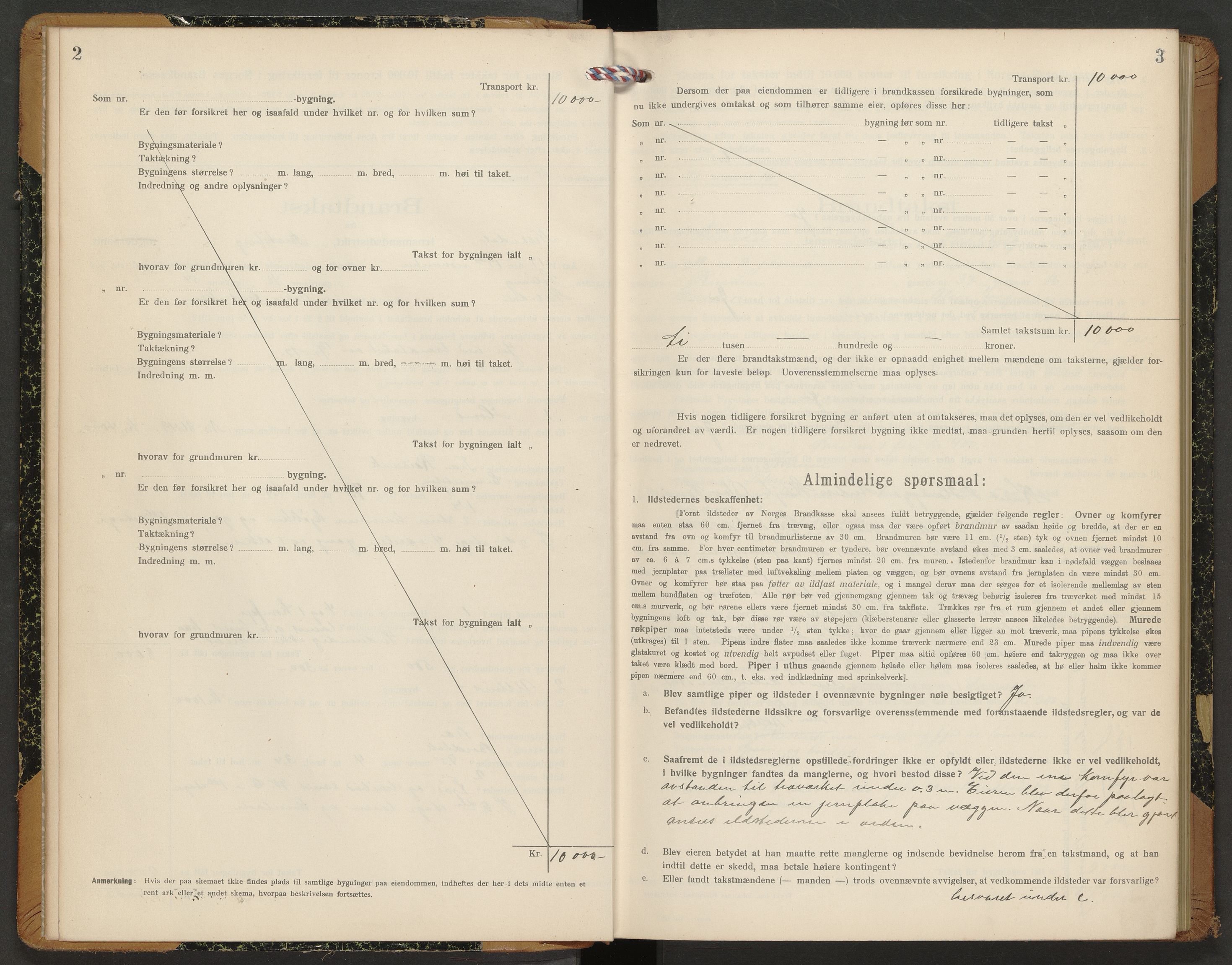 Nissedal lensmannskontor, AV/SAKO-A-565/Y/Yd/Ydb/L0003: Skjematakstprotokoll, 1917-1929