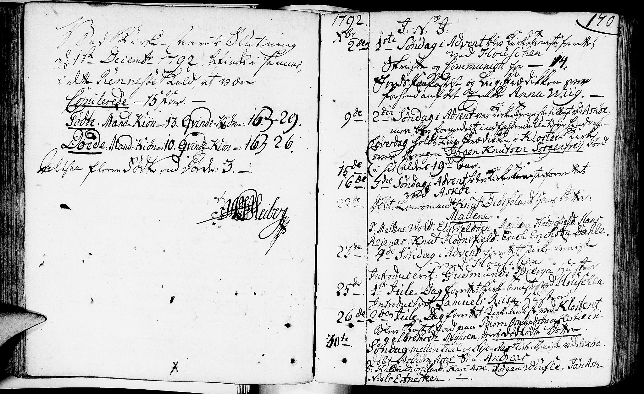 Rennesøy sokneprestkontor, SAST/A -101827/H/Ha/Haa/L0003: Parish register (official) no. A 3, 1772-1815, p. 170