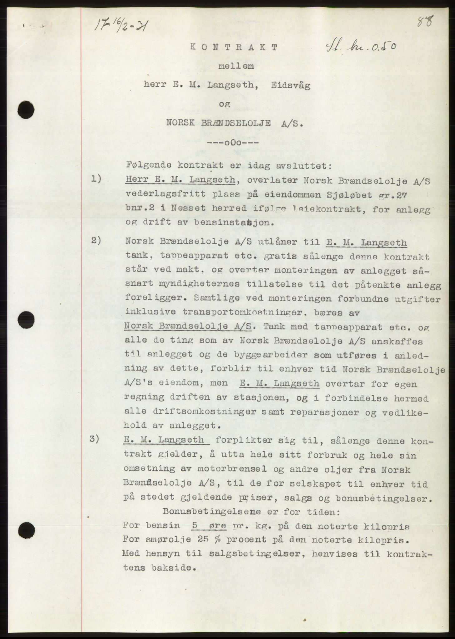 Romsdal sorenskriveri, AV/SAT-A-4149/1/2/2C/L0059: Mortgage book no. 53, 1931-1931, Deed date: 16.02.1931