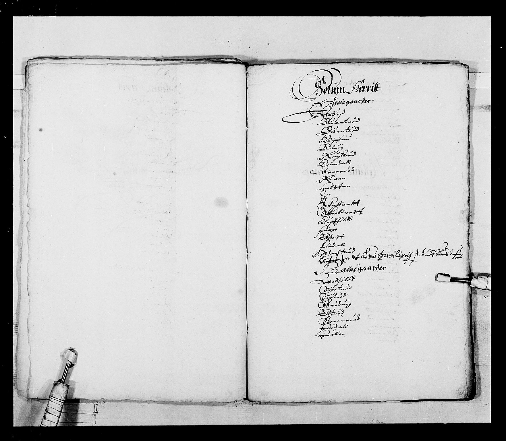 Stattholderembetet 1572-1771, RA/EA-2870/Ek/L0022/0005: Jordebøker 1633-1658: / En liste over soldatlegg og en liste over gårder i Bratsberg len, 1642-1644, p. 49
