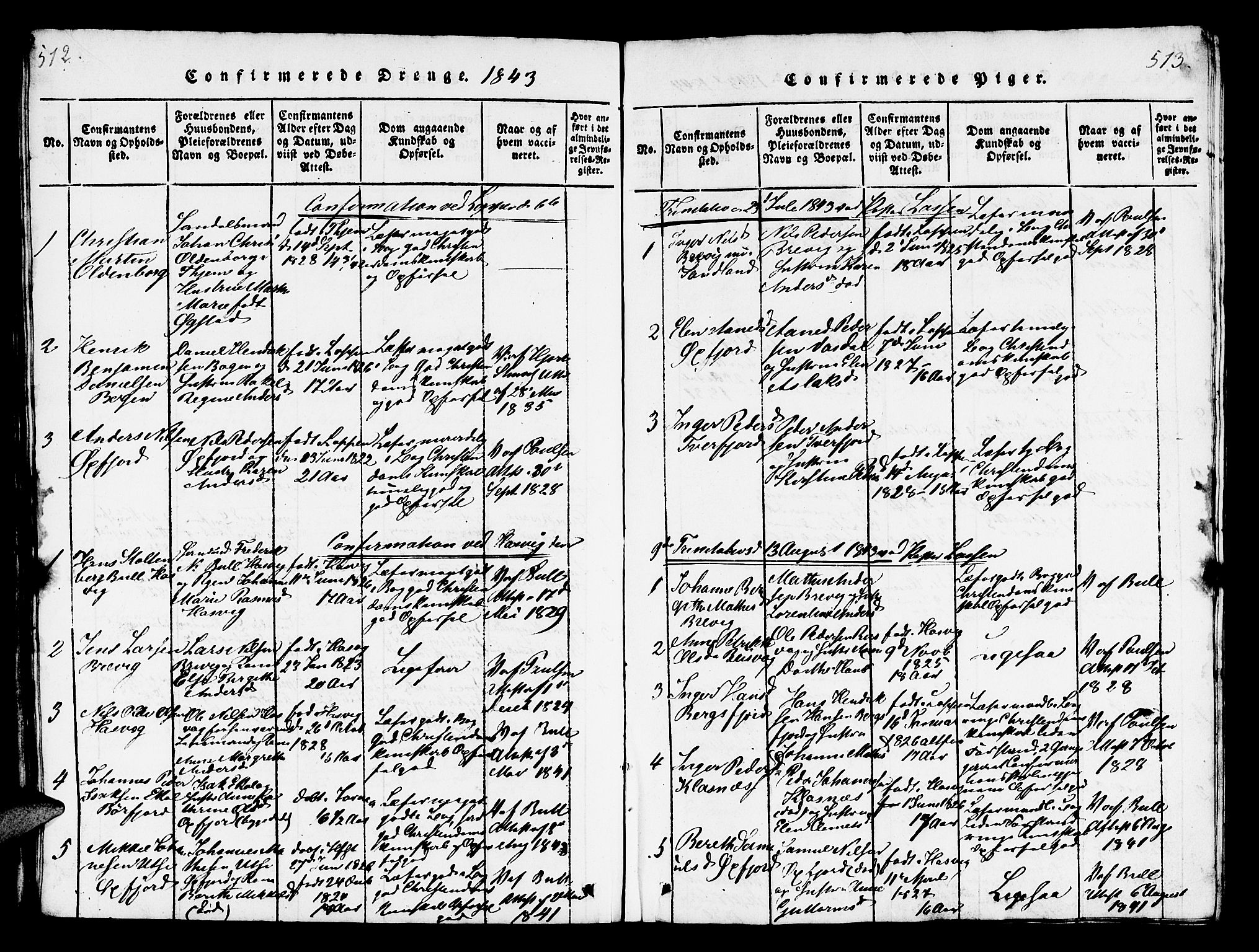 Loppa sokneprestkontor, SATØ/S-1339/H/Hb/L0001klokker: Parish register (copy) no. 1, 1820-1849, p. 512-513