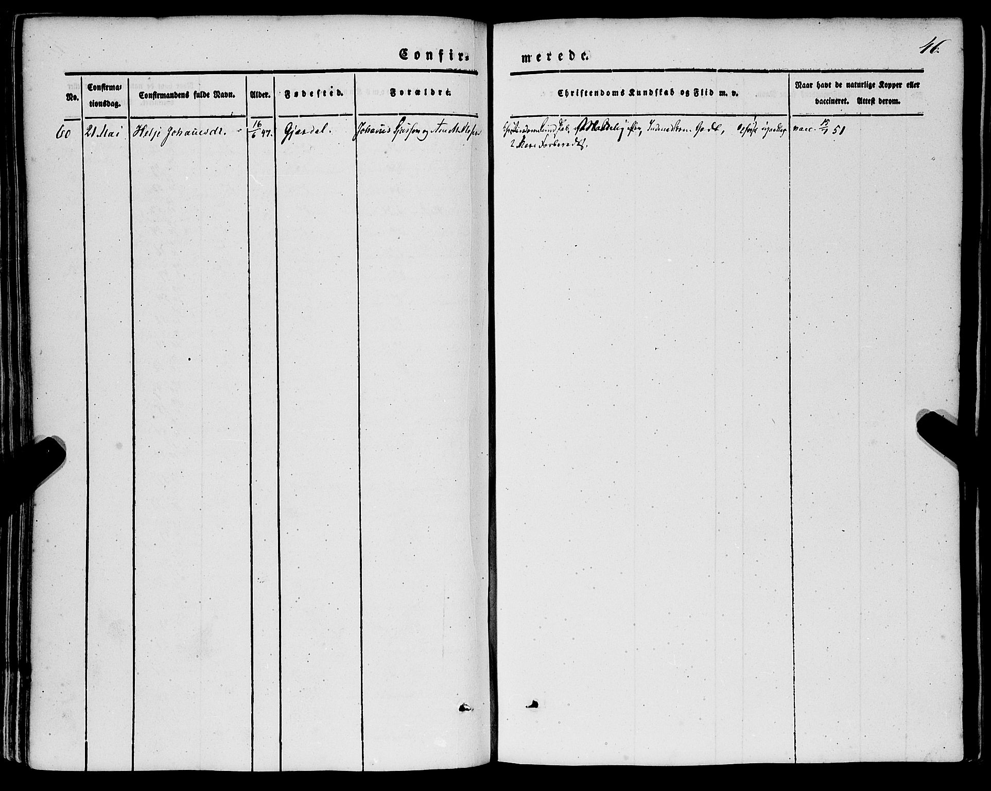 Jølster sokneprestembete, SAB/A-80701/H/Haa/Haaa/L0010: Parish register (official) no. A 10, 1847-1865, p. 46