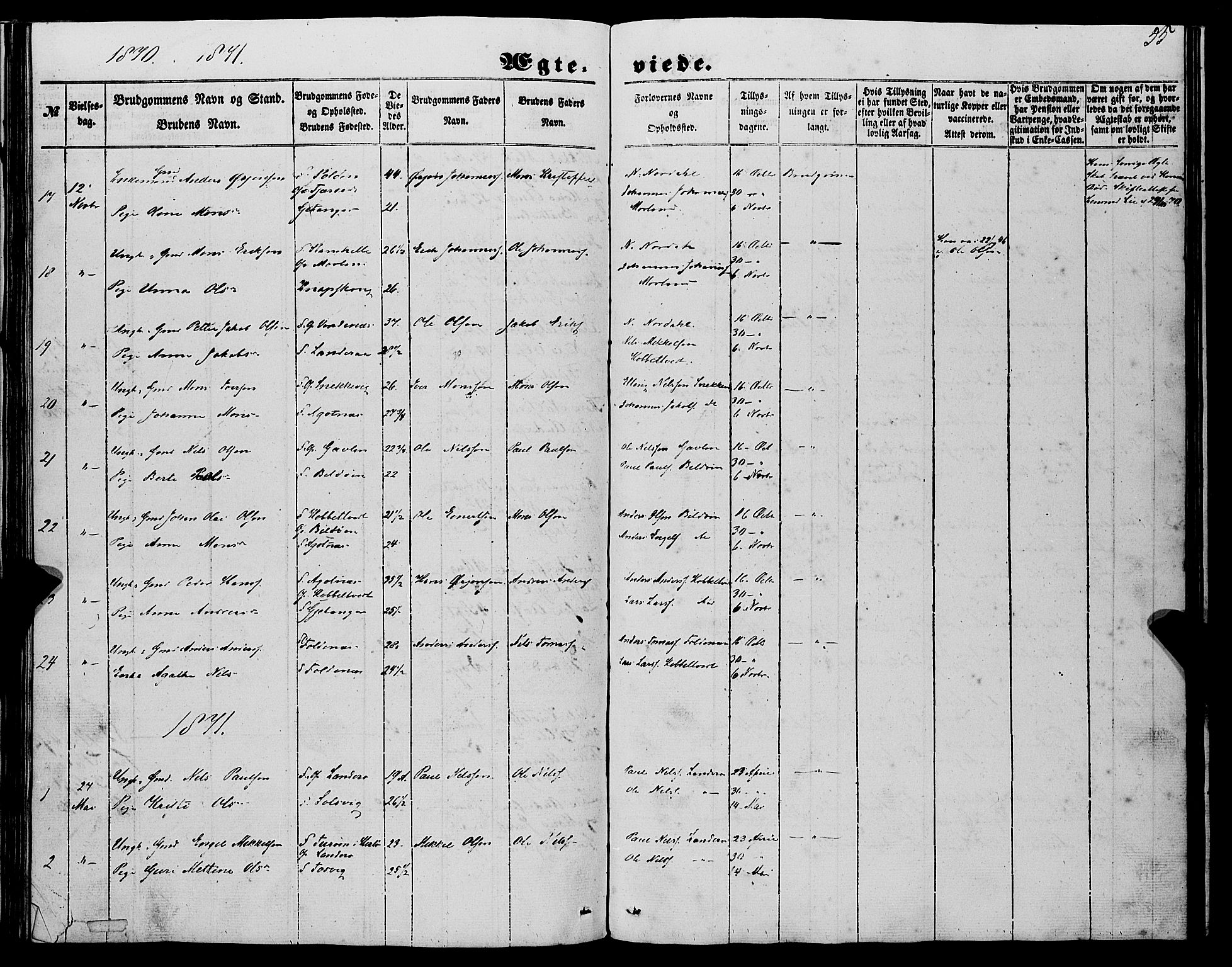 Fjell sokneprestembete, SAB/A-75301/H/Haa: Parish register (official) no. A 6, 1849-1877, p. 55