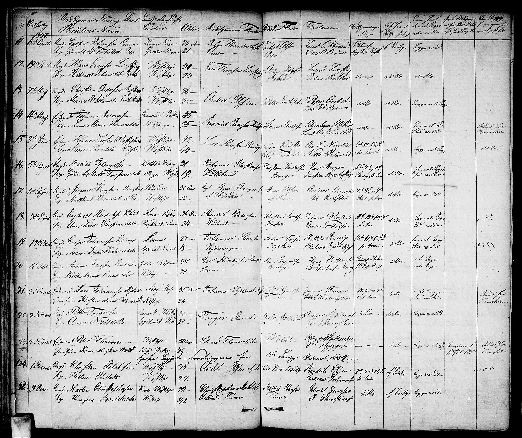 Vestby prestekontor Kirkebøker, AV/SAO-A-10893/F/Fa/L0006: Parish register (official) no. I 6, 1827-1849, p. 174