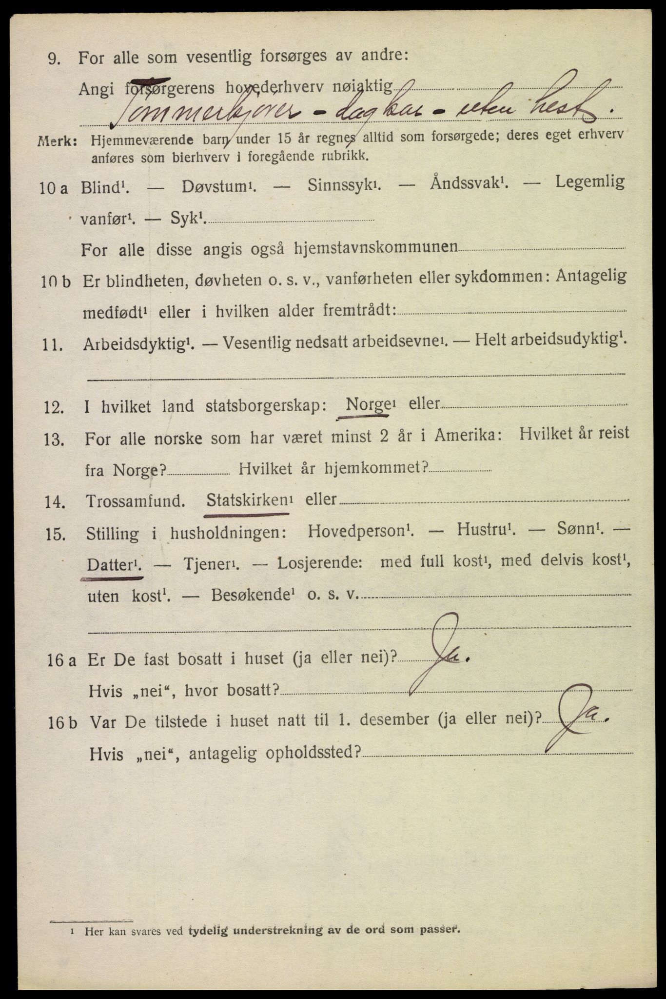 SAH, 1920 census for Stor-Elvdal, 1920, p. 3507