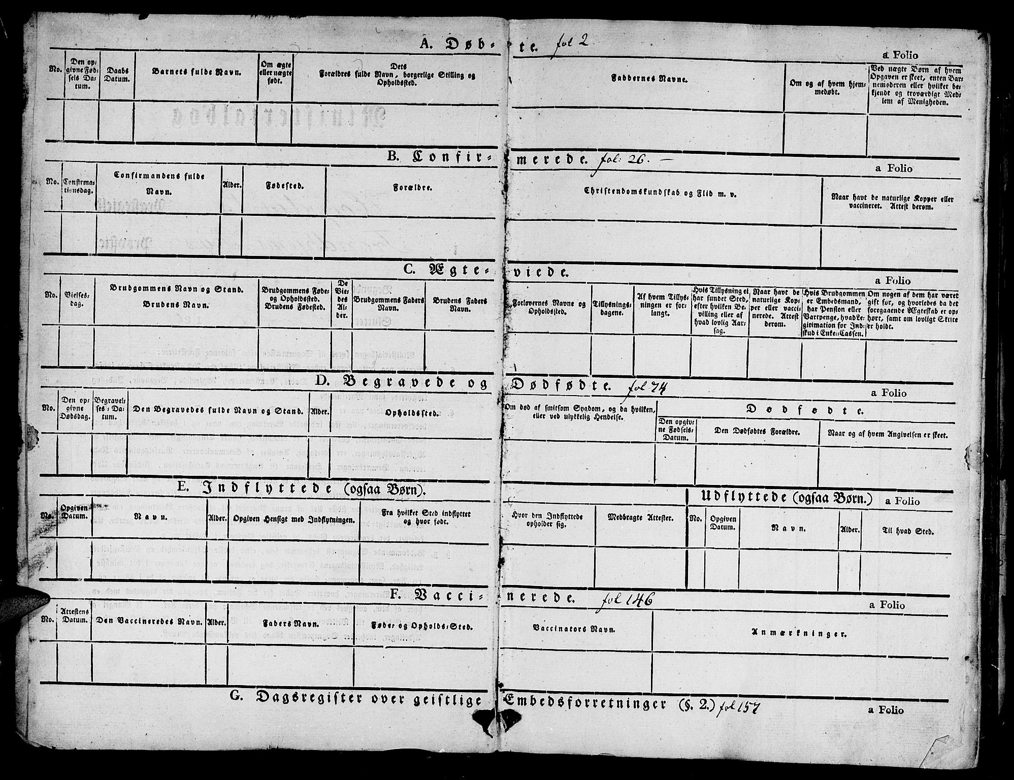 Ministerialprotokoller, klokkerbøker og fødselsregistre - Sør-Trøndelag, SAT/A-1456/623/L0468: Parish register (official) no. 623A02, 1826-1867, p. 1