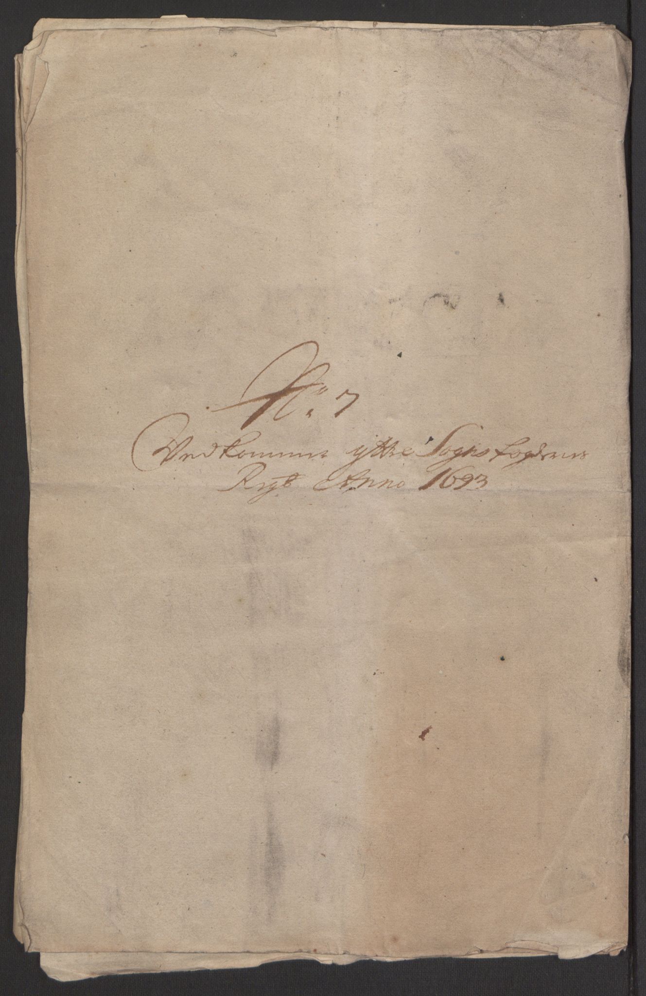 Rentekammeret inntil 1814, Reviderte regnskaper, Fogderegnskap, RA/EA-4092/R52/L3307: Fogderegnskap Sogn, 1693-1694, p. 263