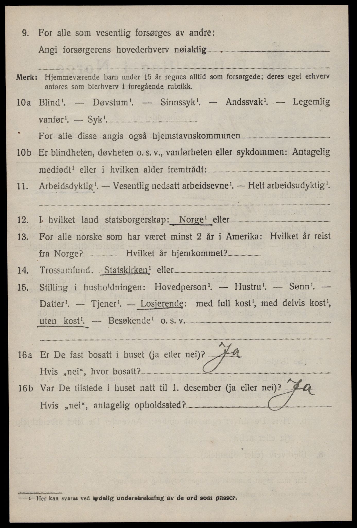 SAKO, 1920 census for Kviteseid, 1920, p. 3720