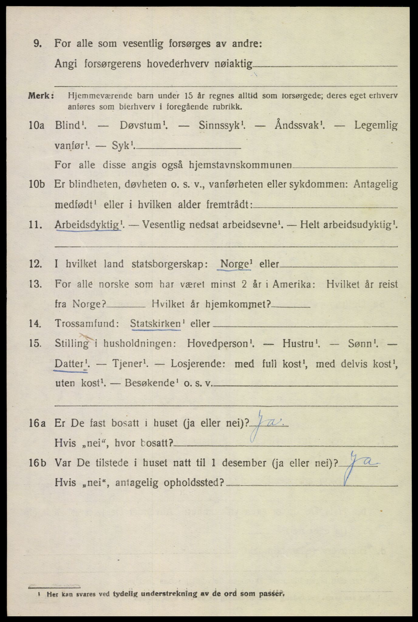 SAK, 1920 census for Halse og Harkmark, 1920, p. 3061