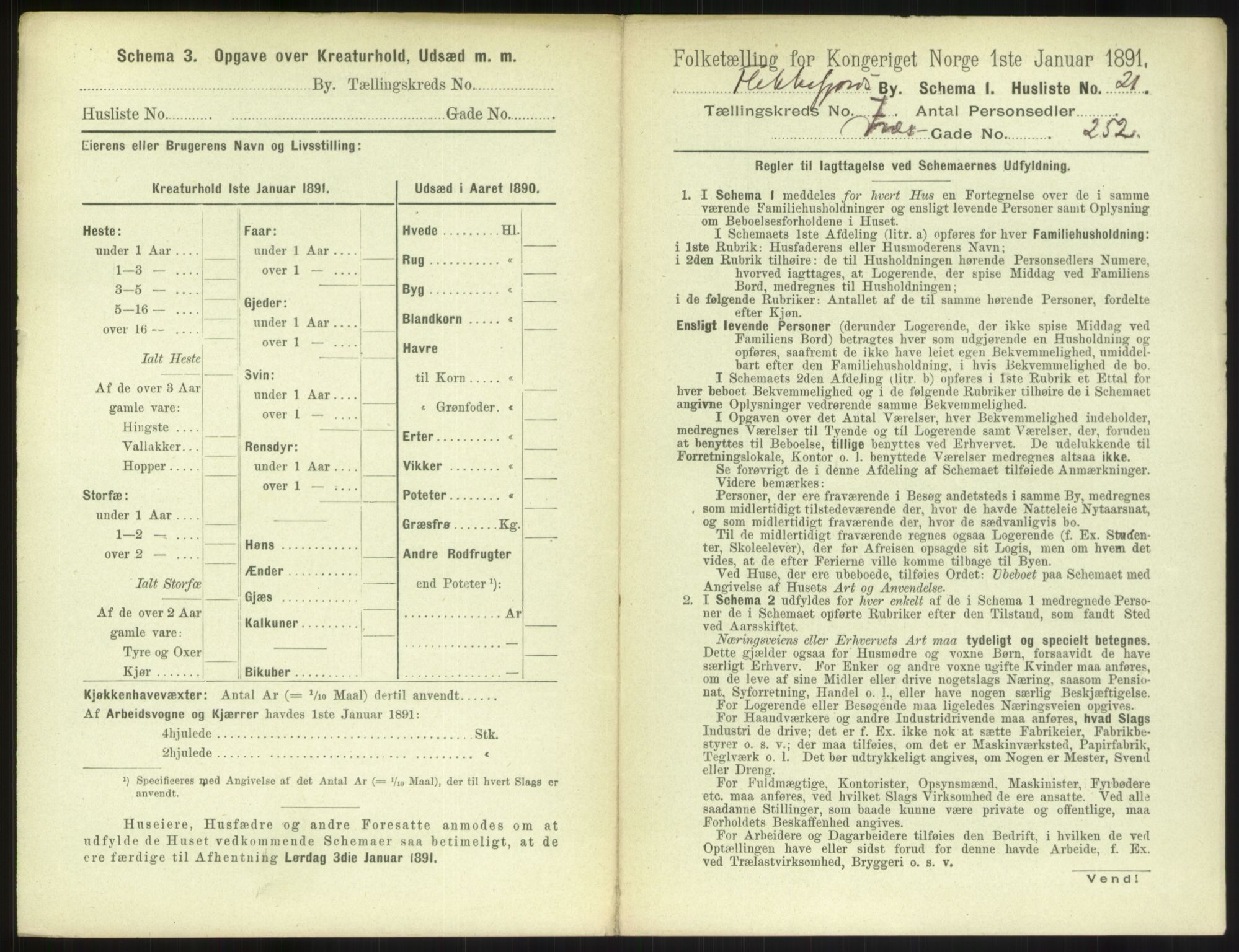 RA, 1891 census for 1004 Flekkefjord, 1891, p. 294