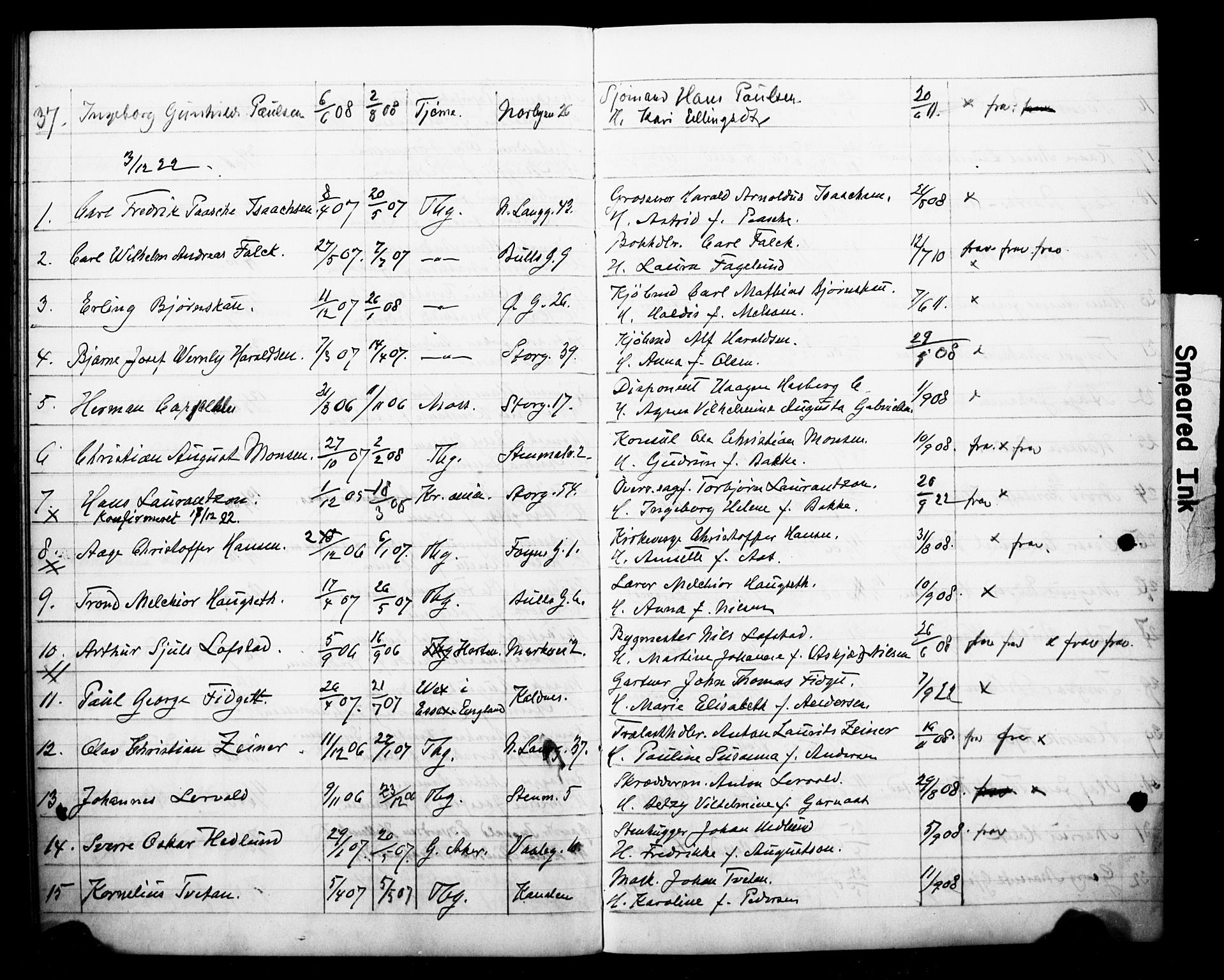 Tønsberg kirkebøker, SAKO/A-330/F/Fa/L0015: Parish register (official) no. I 15, 1916-1922