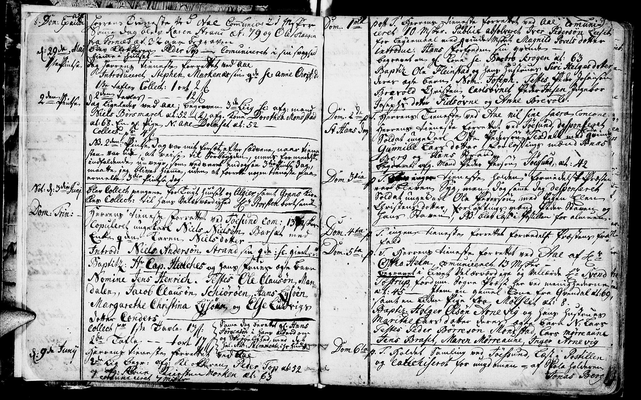 Ministerialprotokoller, klokkerbøker og fødselsregistre - Sør-Trøndelag, SAT/A-1456/655/L0672: Parish register (official) no. 655A01, 1750-1779, p. 8-9