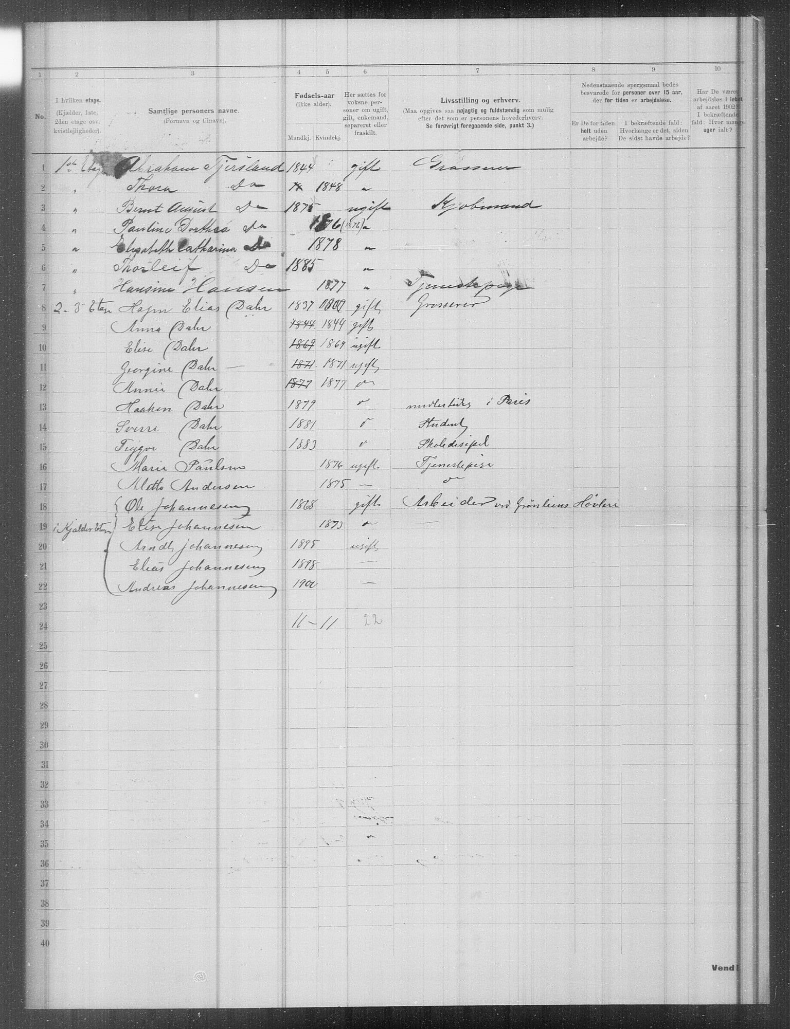OBA, Municipal Census 1902 for Kristiania, 1902, p. 15771