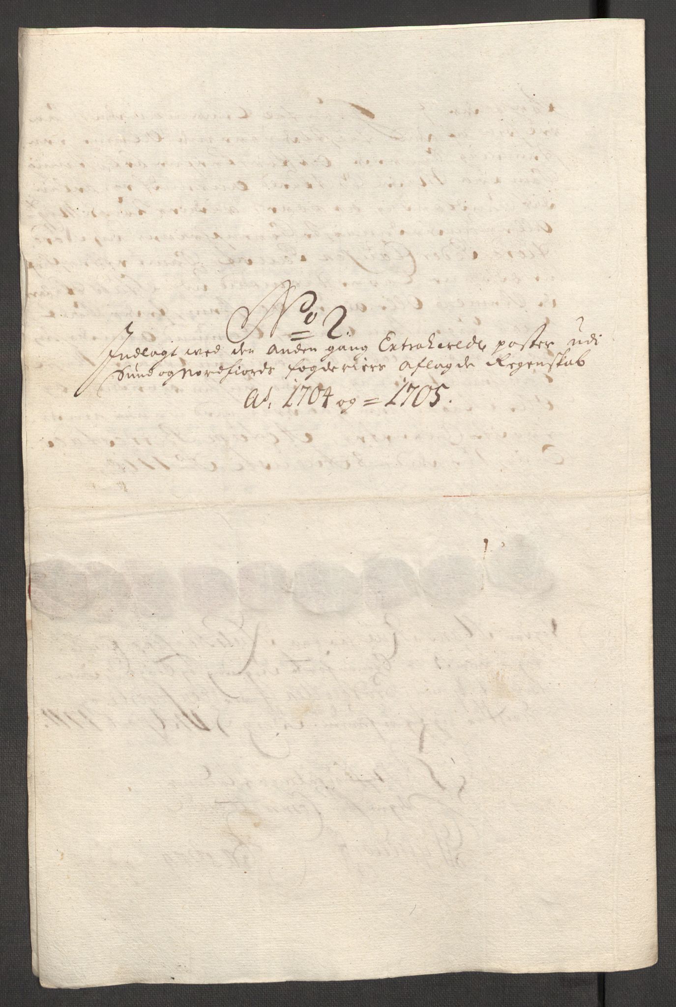 Rentekammeret inntil 1814, Reviderte regnskaper, Fogderegnskap, RA/EA-4092/R53/L3429: Fogderegnskap Sunn- og Nordfjord, 1705, p. 393