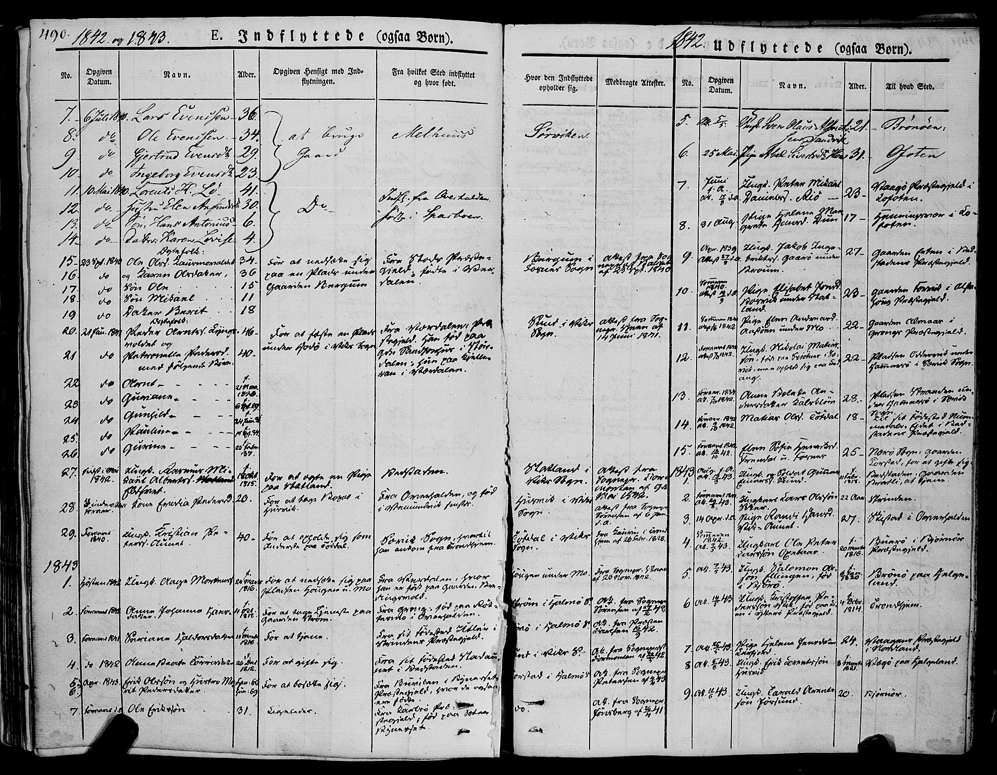 Ministerialprotokoller, klokkerbøker og fødselsregistre - Nord-Trøndelag, SAT/A-1458/773/L0614: Parish register (official) no. 773A05, 1831-1856, p. 490