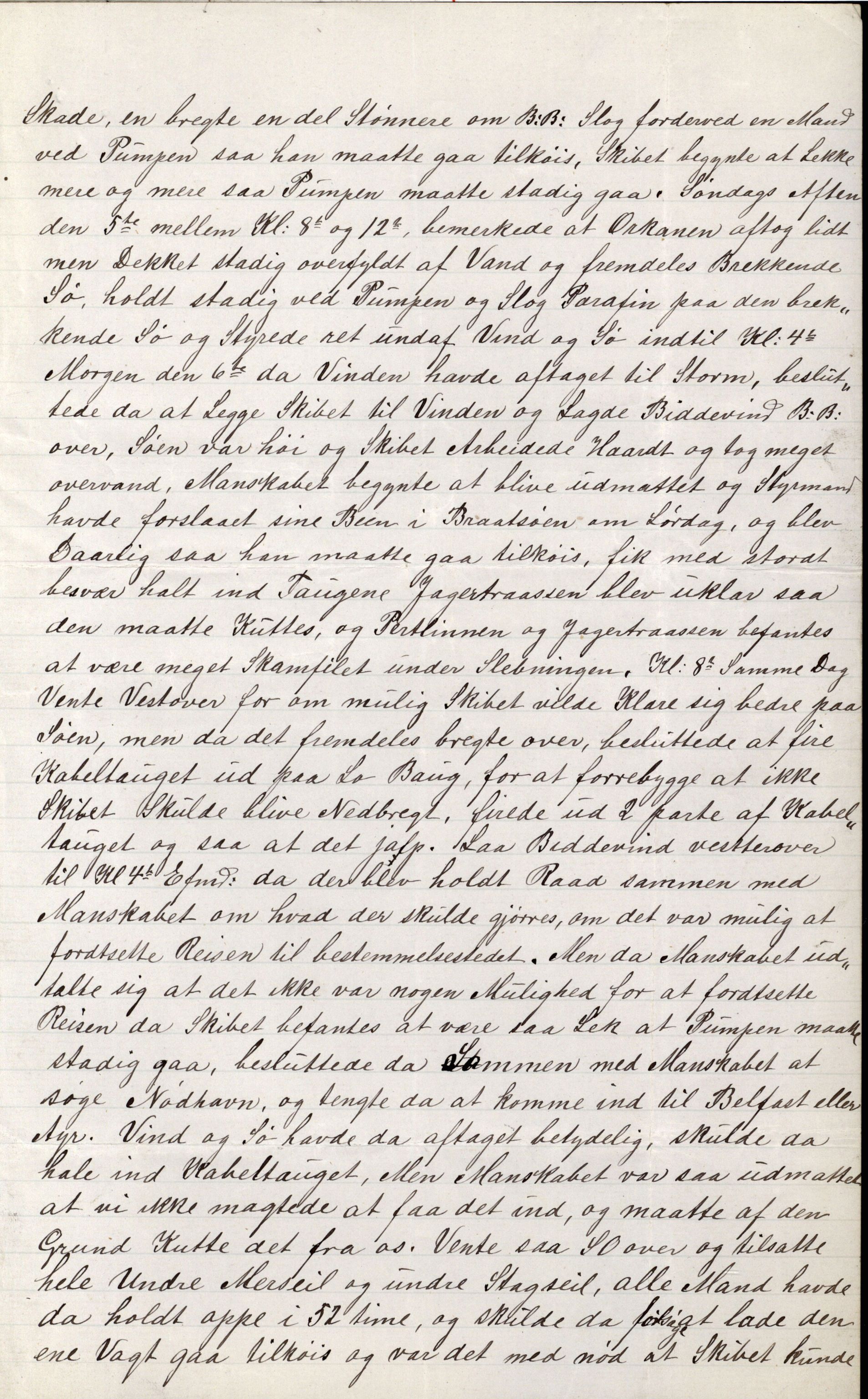 Pa 63 - Østlandske skibsassuranceforening, VEMU/A-1079/G/Ga/L0026/0007: Havaridokumenter / Arctic, Biskop Brun, Agnese, Annie, Alma, Bertha Rød, 1890, p. 40