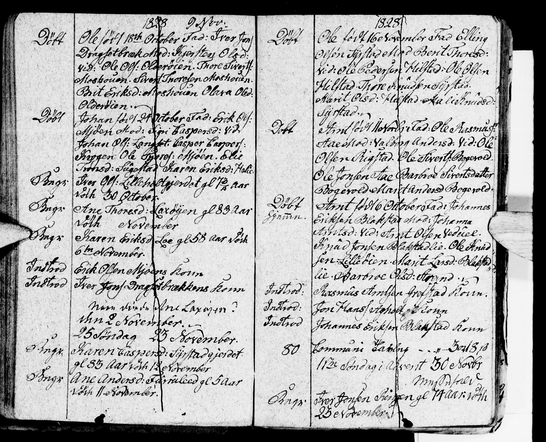 Meldal sokneprestkontor, AV/SAT-A-1123/1/I/I1/I1f/L0008: Parish register draft no. 672I1F, 1827-1866