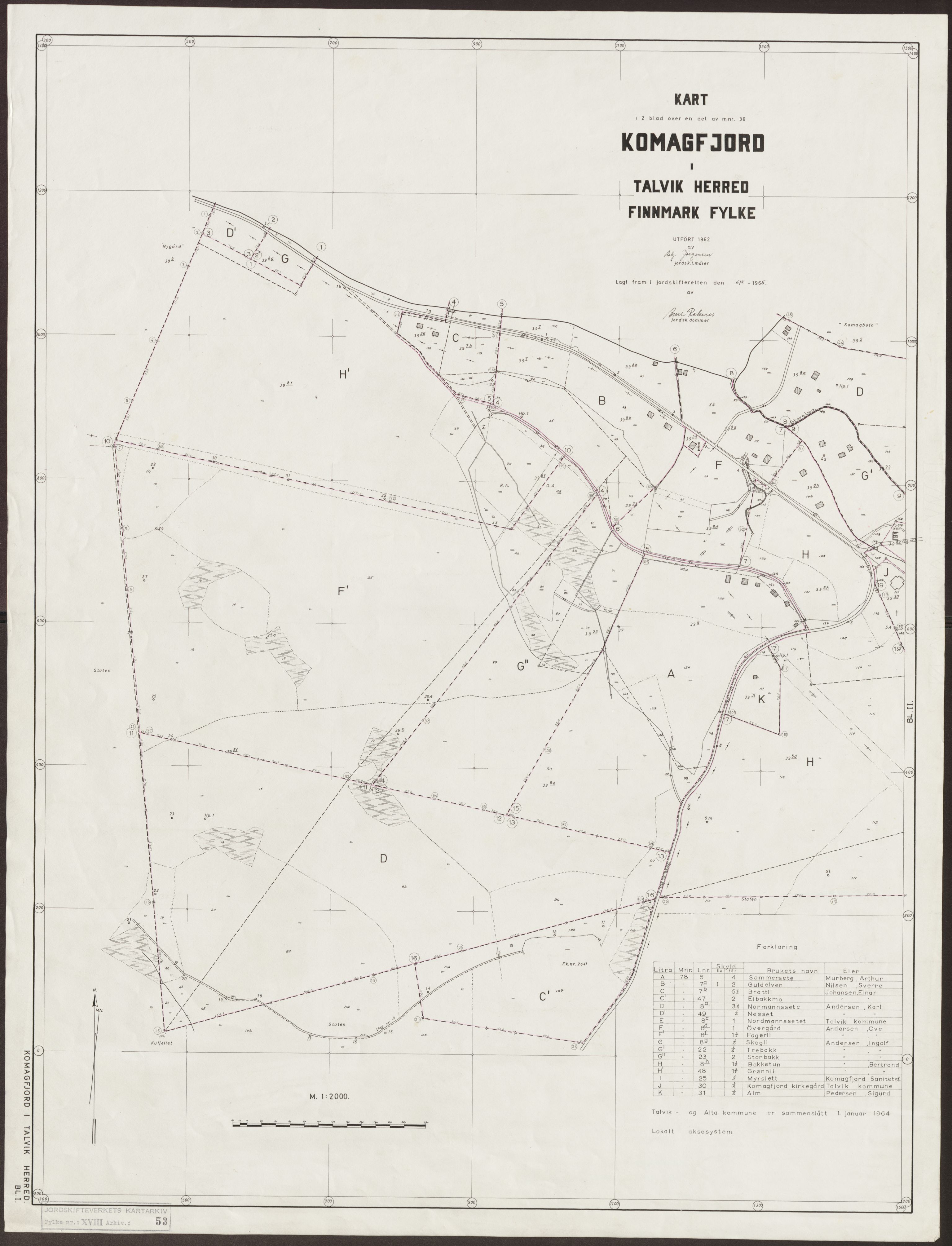 Jordskifteverkets kartarkiv, AV/RA-S-3929/T, 1859-1988, p. 109