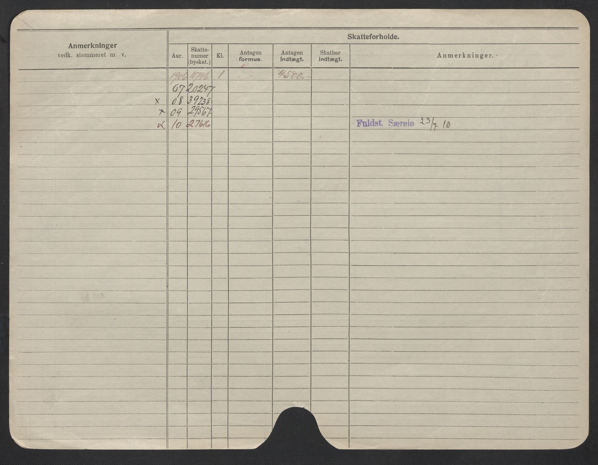 Oslo folkeregister, Registerkort, AV/SAO-A-11715/F/Fa/Fac/L0020: Kvinner, 1906-1914, p. 1224b