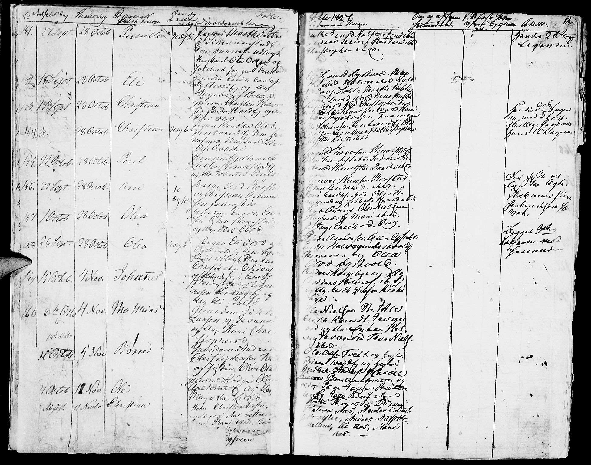 Vang prestekontor, Hedmark, SAH/PREST-008/H/Ha/Haa/L0009: Parish register (official) no. 9, 1826-1841, p. 12