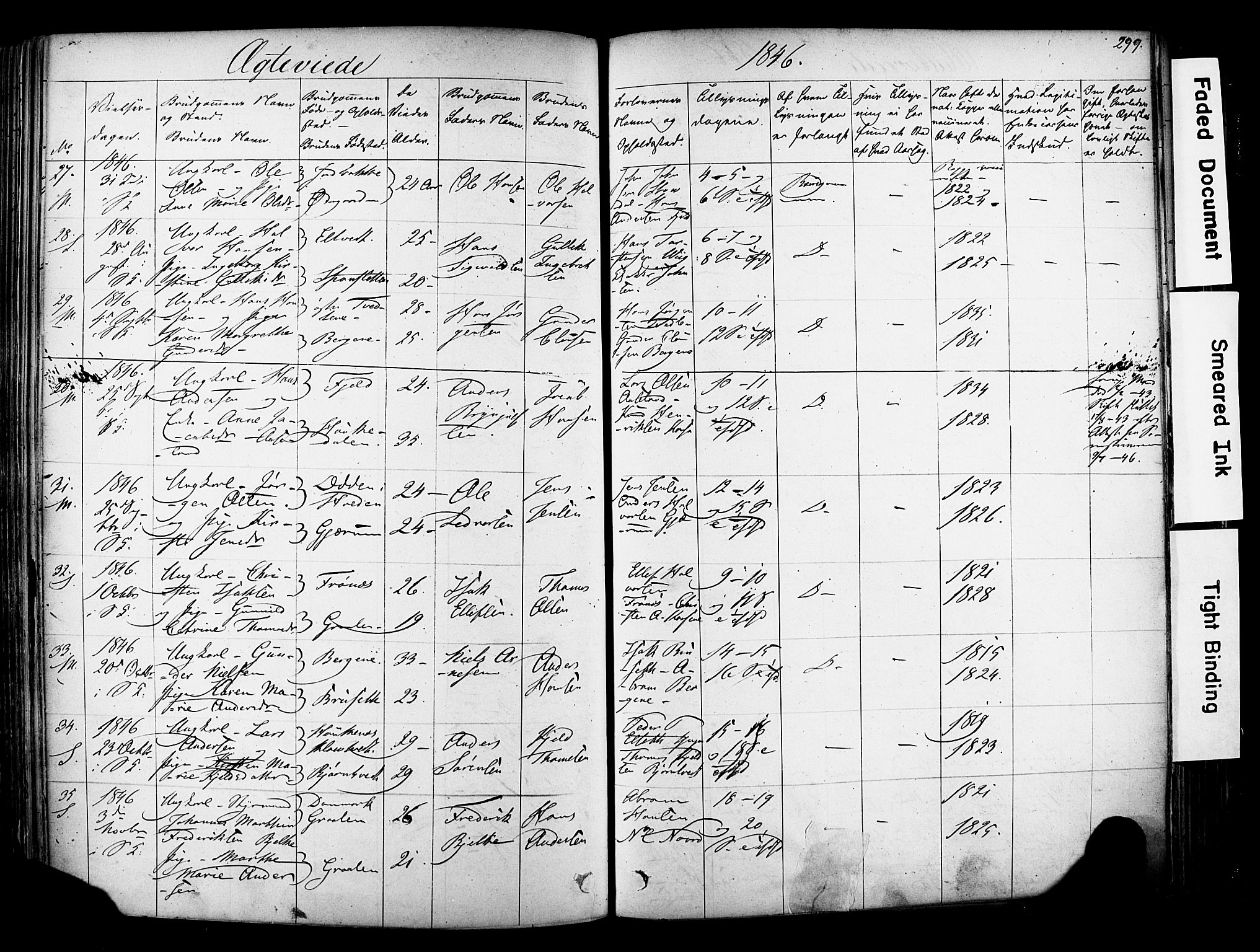 Solum kirkebøker, AV/SAKO-A-306/F/Fa/L0006: Parish register (official) no. I 6, 1844-1855, p. 299