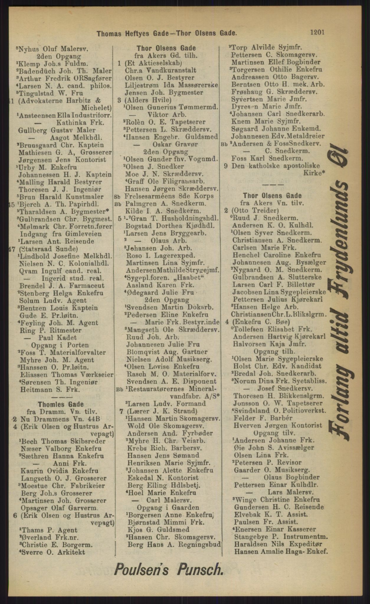 Kristiania/Oslo adressebok, PUBL/-, 1903, p. 1201