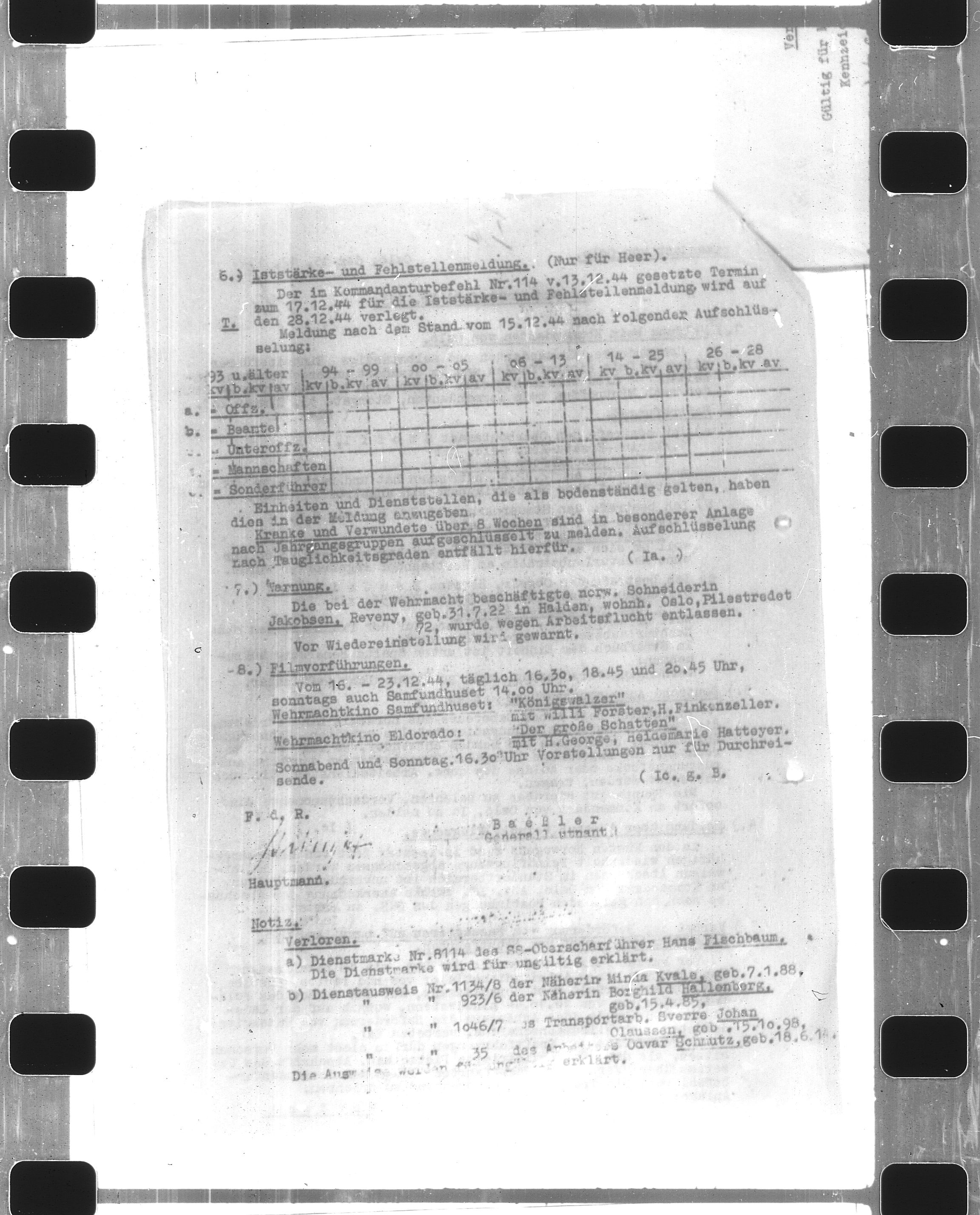 Documents Section, AV/RA-RAFA-2200/V/L0062: Film med LMDC Serial Numbers, 1940-1945, p. 798