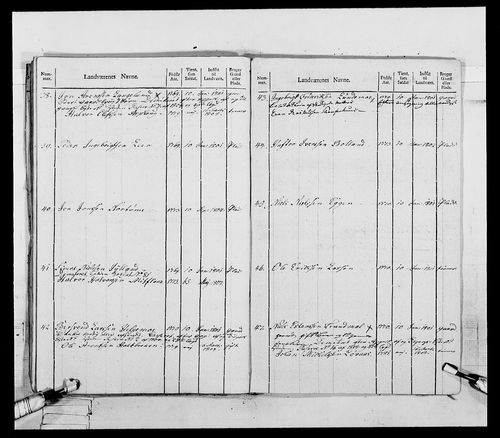 Generalitets- og kommissariatskollegiet, Det kongelige norske kommissariatskollegium, AV/RA-EA-5420/E/Eh/L0075b: 1. Trondheimske nasjonale infanteriregiment, 1807, p. 265