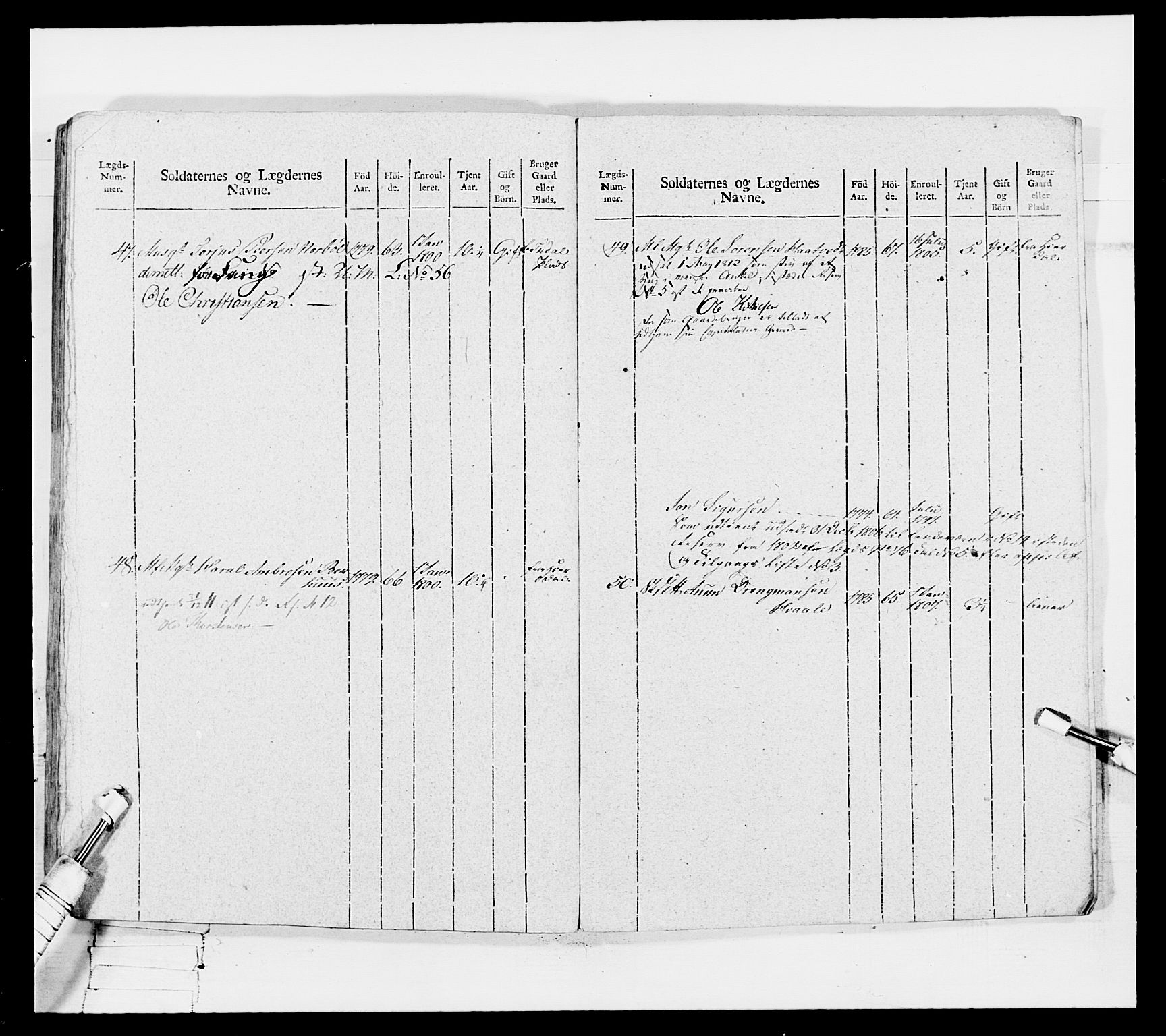 Generalitets- og kommissariatskollegiet, Det kongelige norske kommissariatskollegium, AV/RA-EA-5420/E/Eh/L0116: Telemarkske nasjonale infanteriregiment, 1810, p. 481