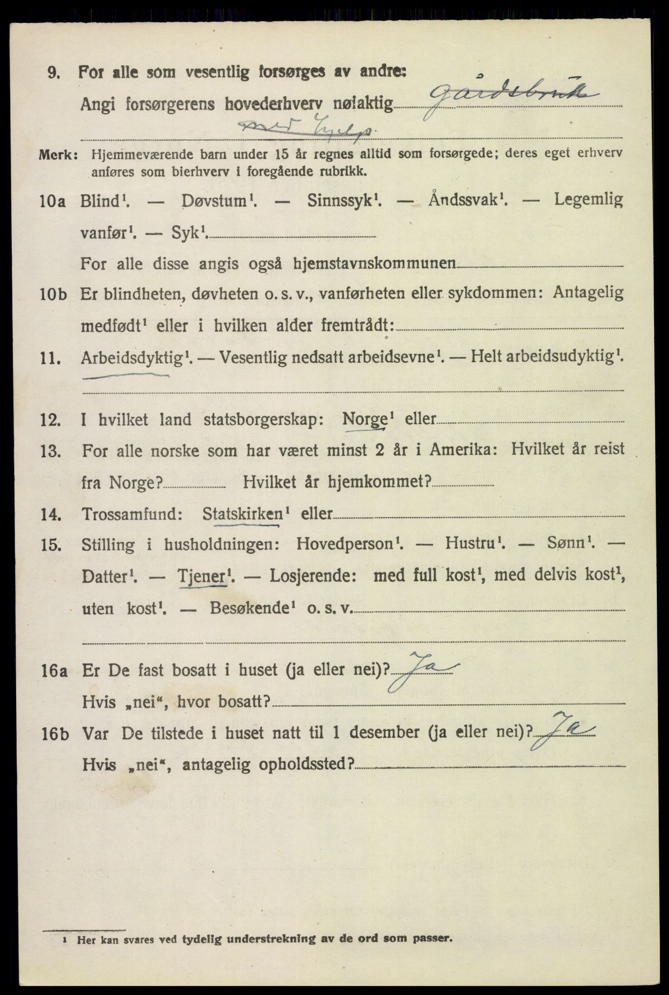 SAH, 1920 census for Sør-Odal, 1920, p. 15140