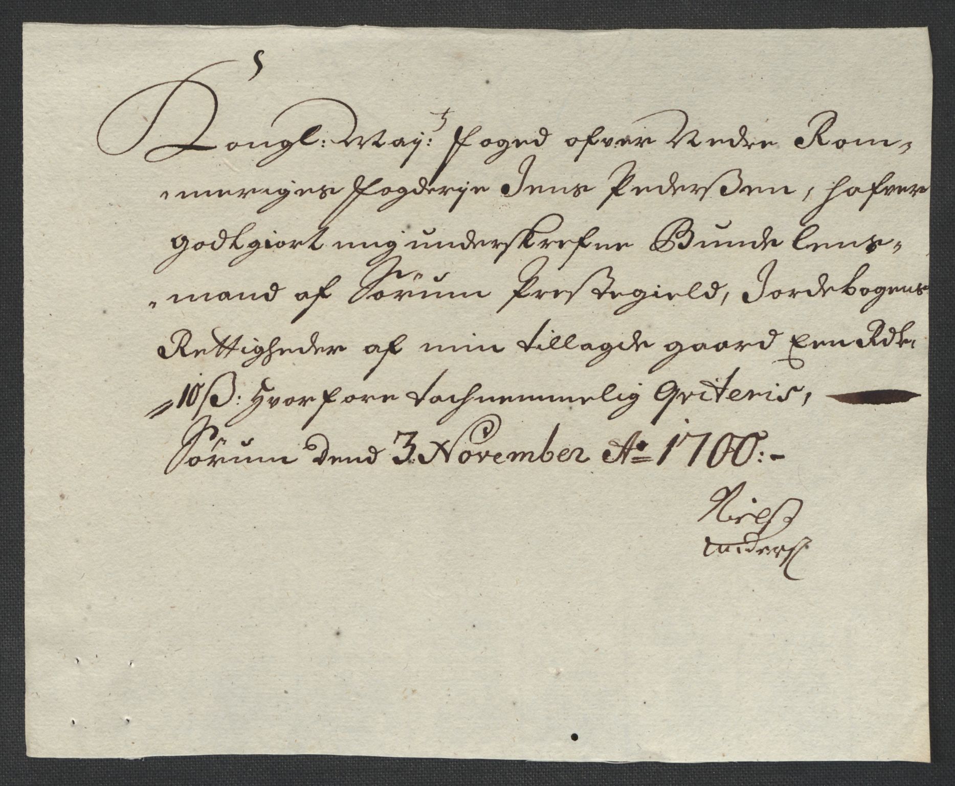 Rentekammeret inntil 1814, Reviderte regnskaper, Fogderegnskap, AV/RA-EA-4092/R11/L0583: Fogderegnskap Nedre Romerike, 1700, p. 255